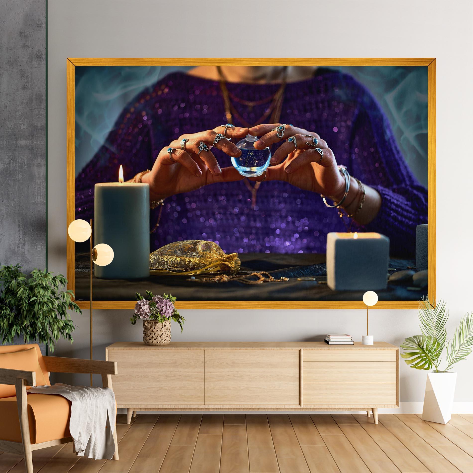 Tablou Canvas Witch Magic mockup 9