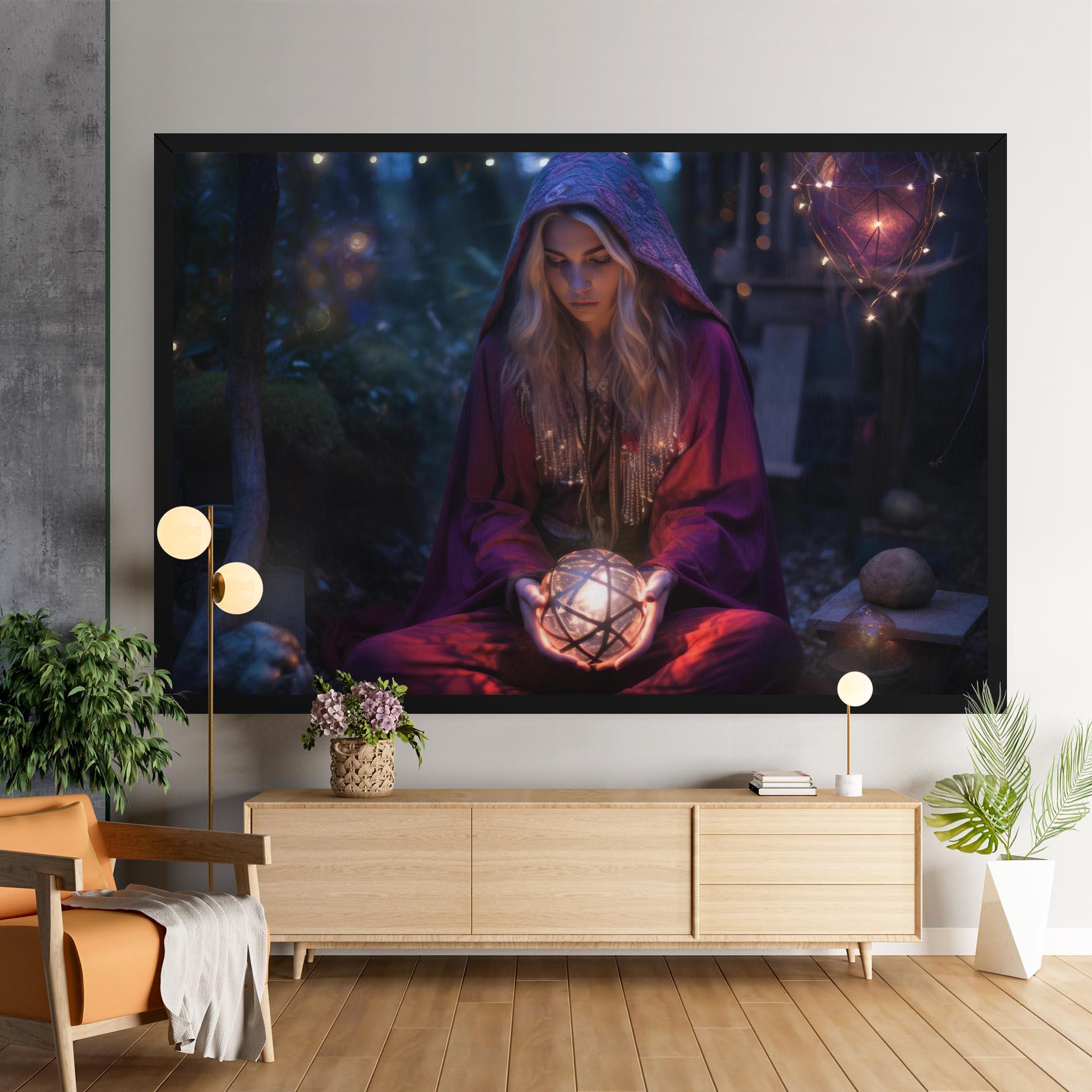 Tablou Canvas Garden Witch mockup 9