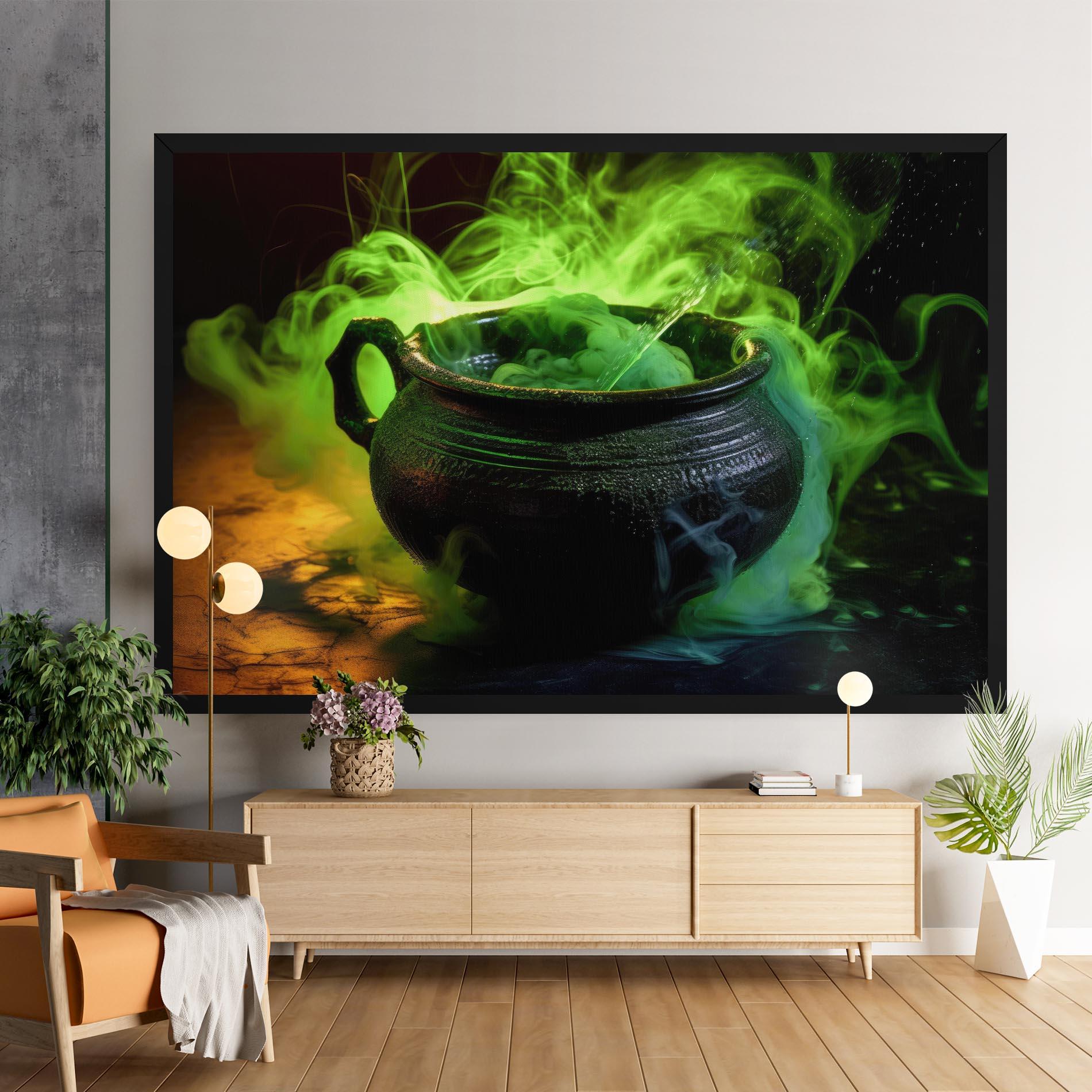 Tablou Canvas Green Portion mockup 9