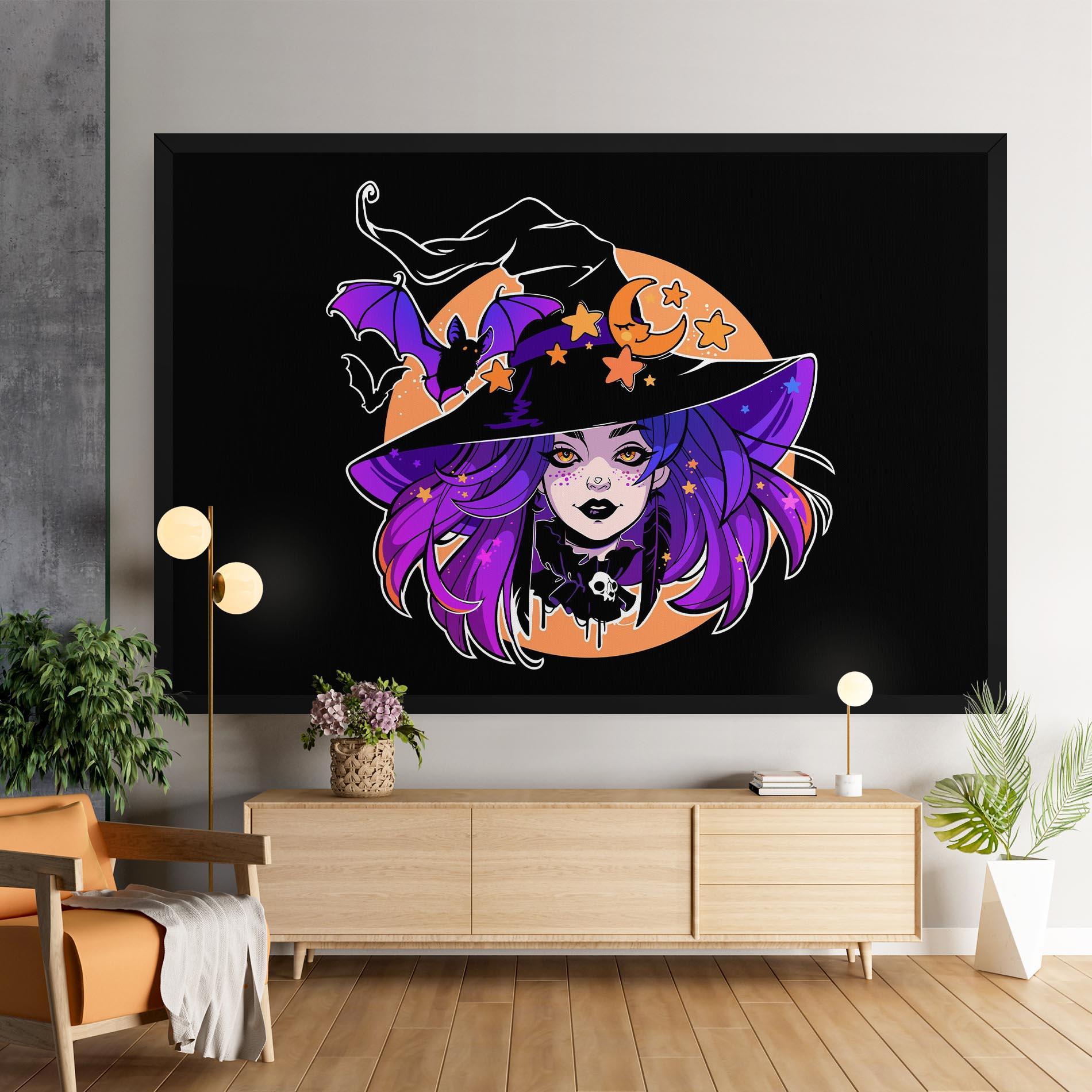 Tablou Canvas Purple Witch mockup 9