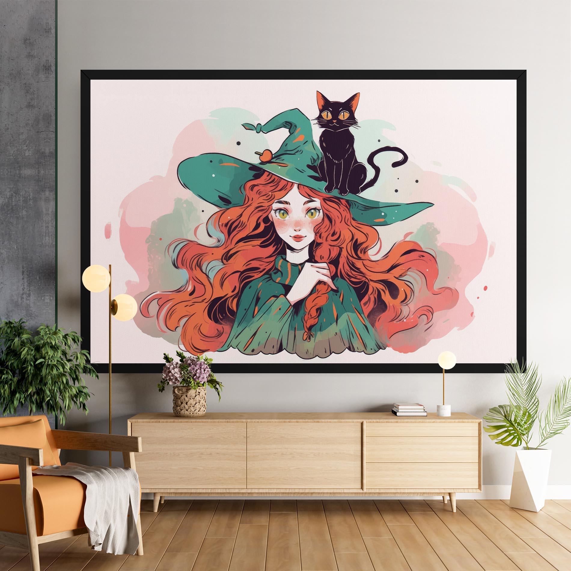 Tablou Canvas Red Air Witch mockup 9