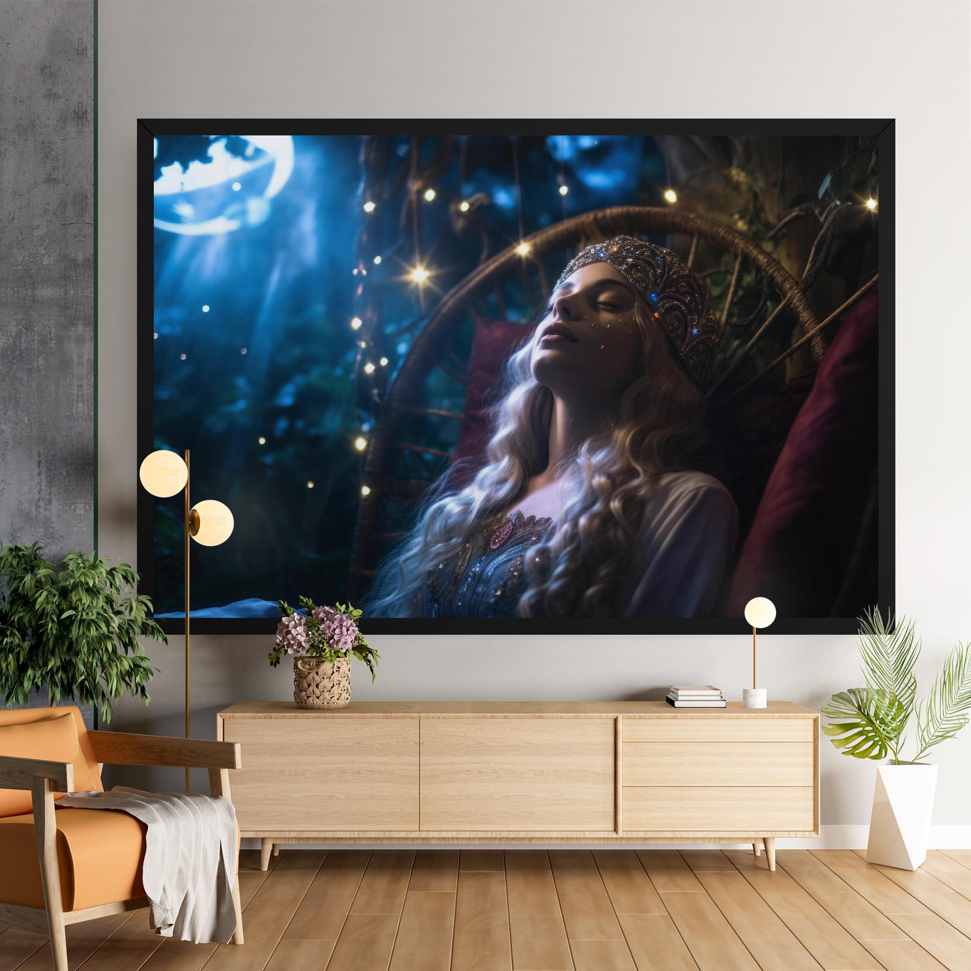 Tablou Canvas Witch Sleeping mockup 9