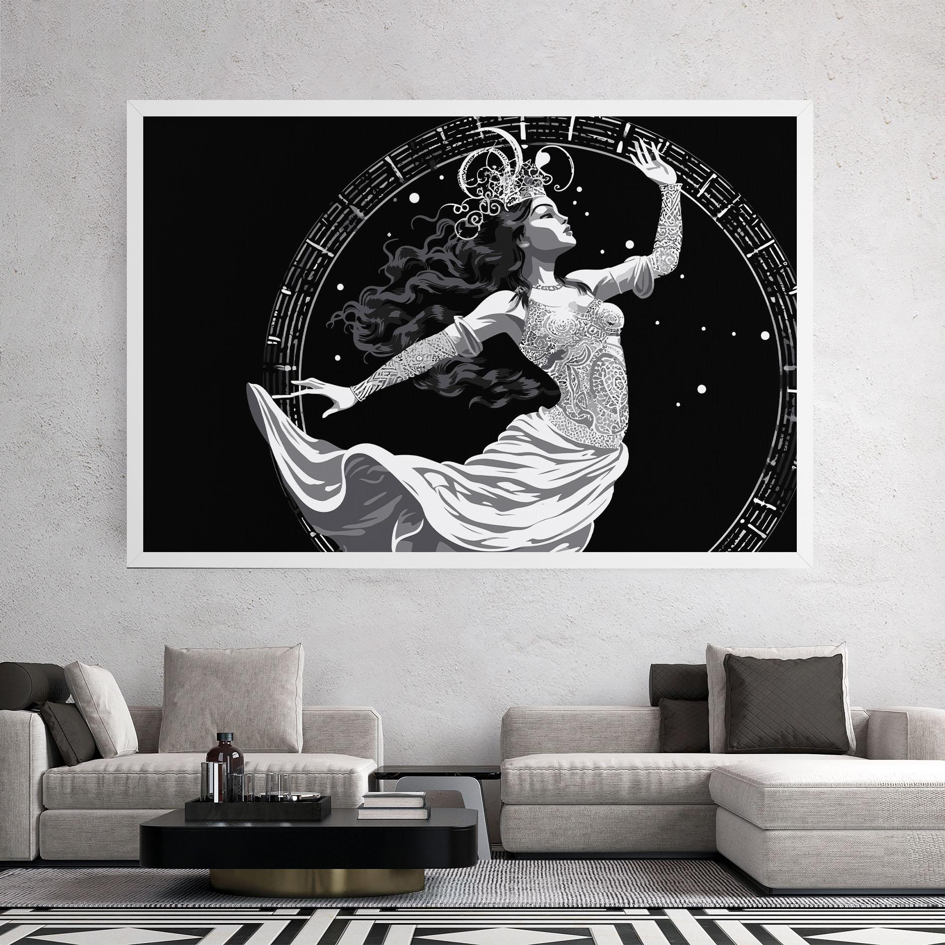 Tablou Canvas Beautiful Witch mockup 2