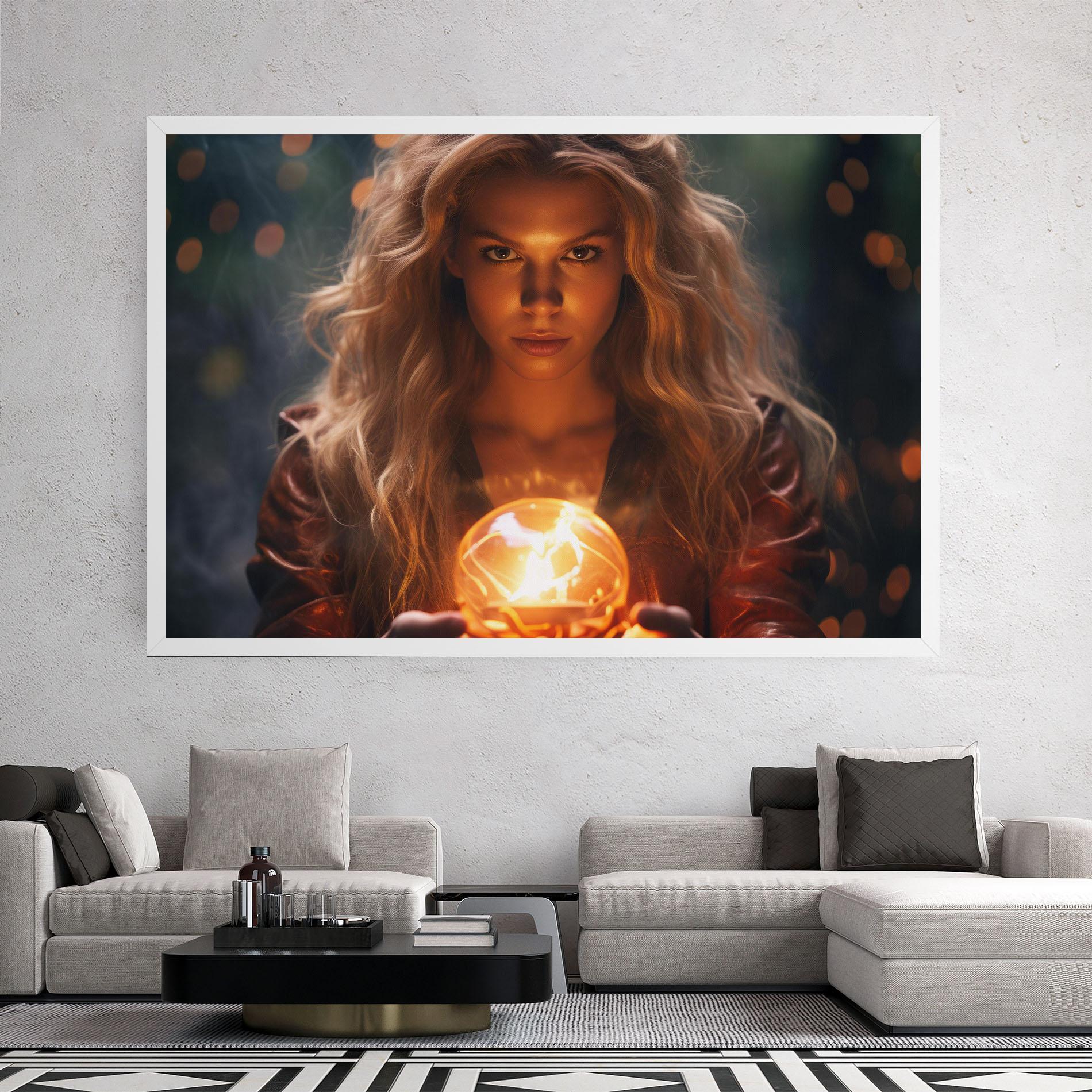 Tablou Canvas Beautiful Woman Witch mockup 2