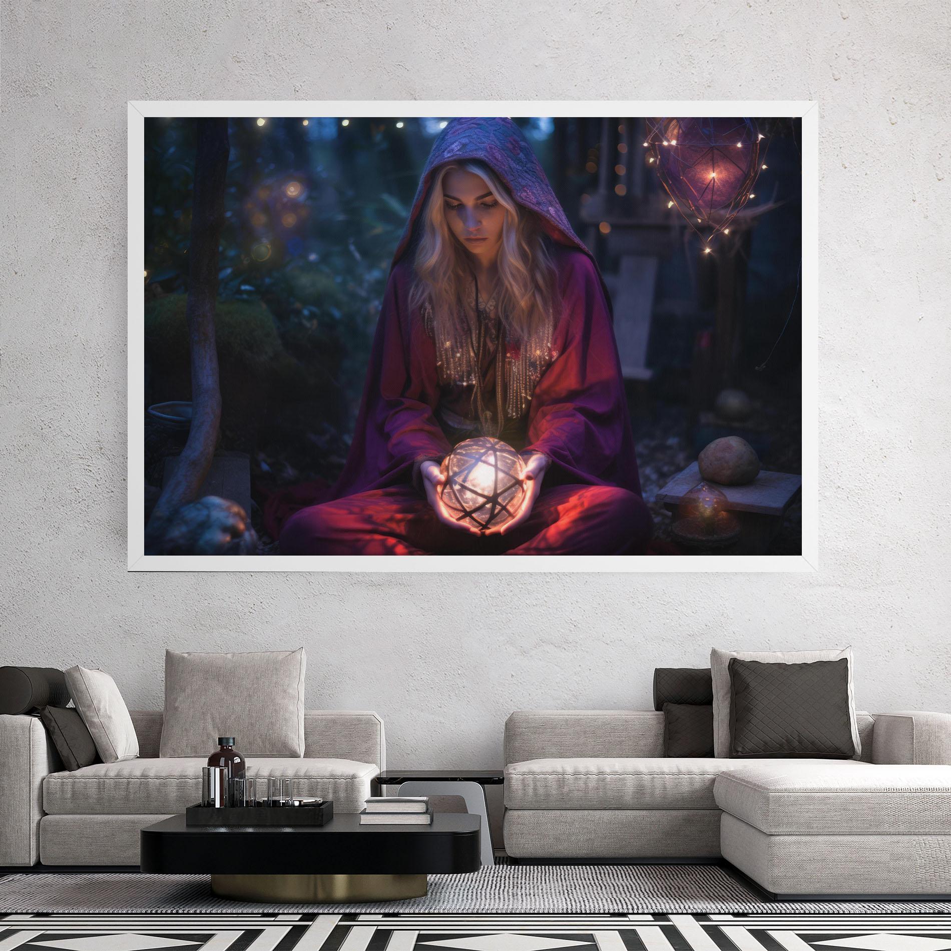 Tablou Canvas Garden Witch mockup 2