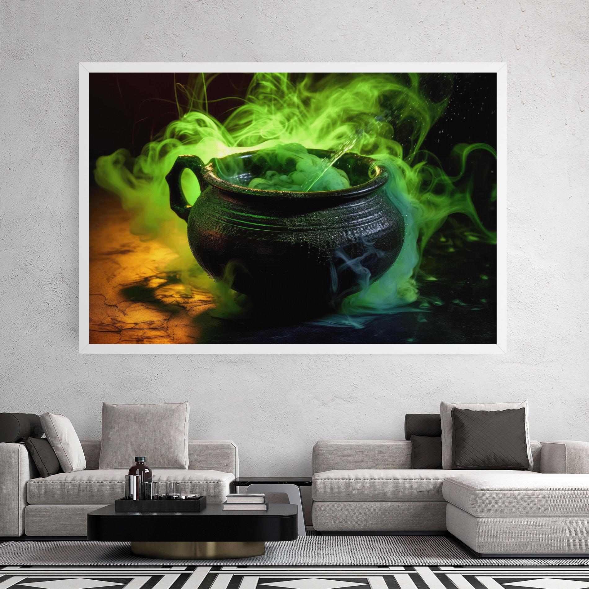 Tablou Canvas Green Portion mockup 2