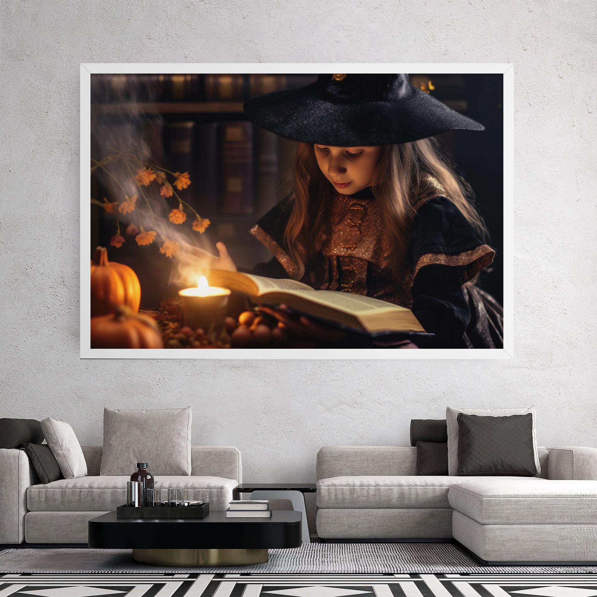Tablou Canvas Little Witch mockup 2