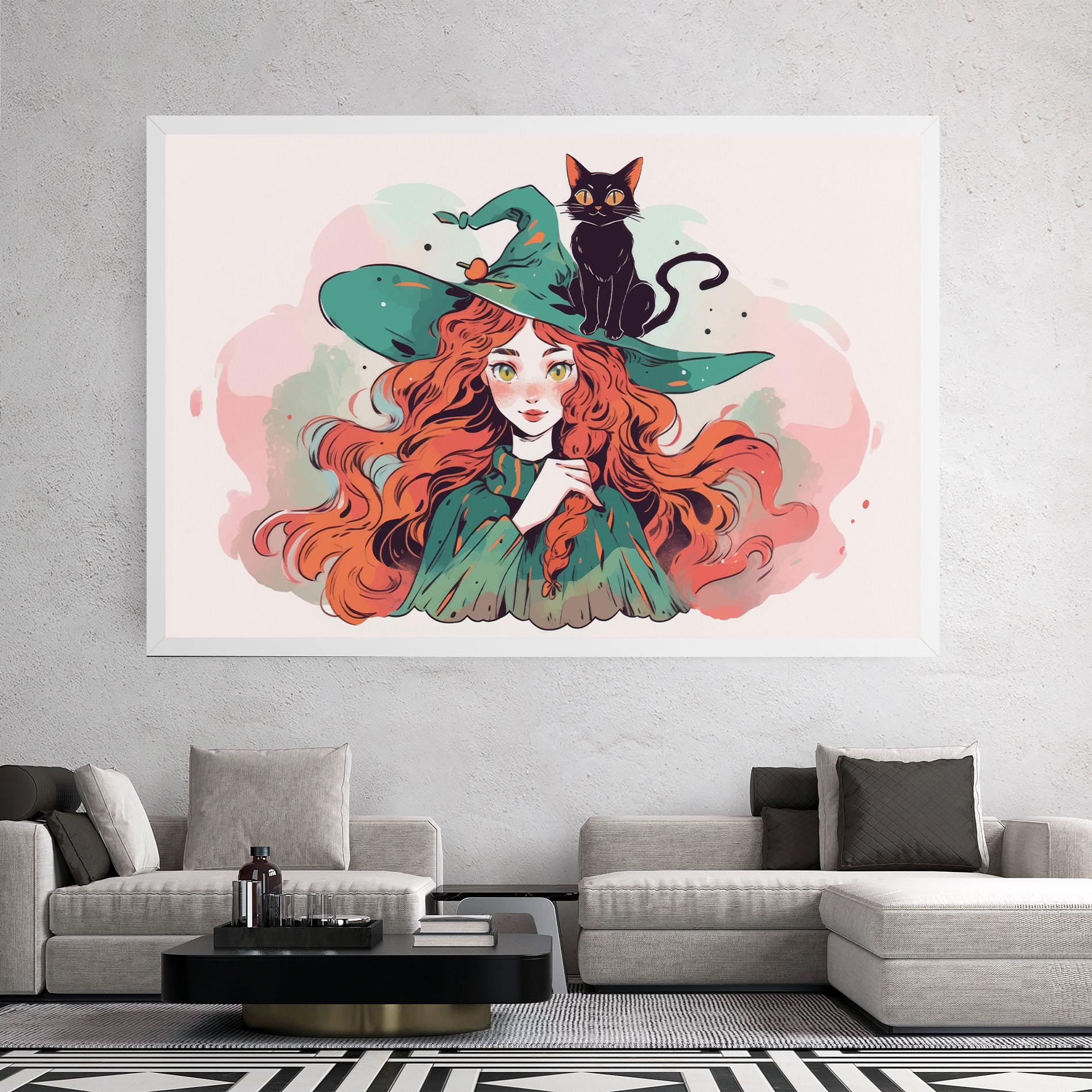 Tablou Canvas Red Air Witch mockup 2