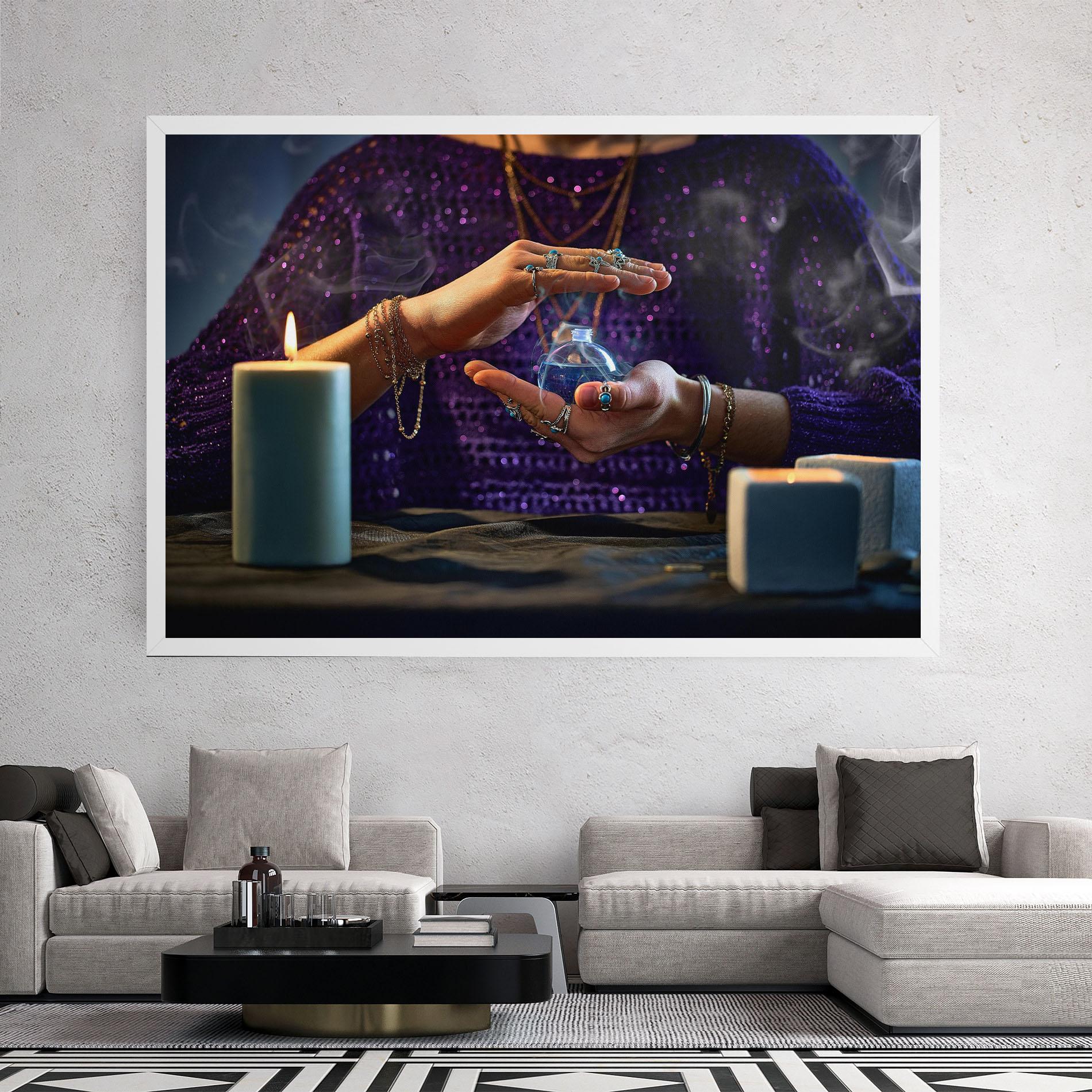 Tablou Canvas Witch Magic Smoke mockup 2