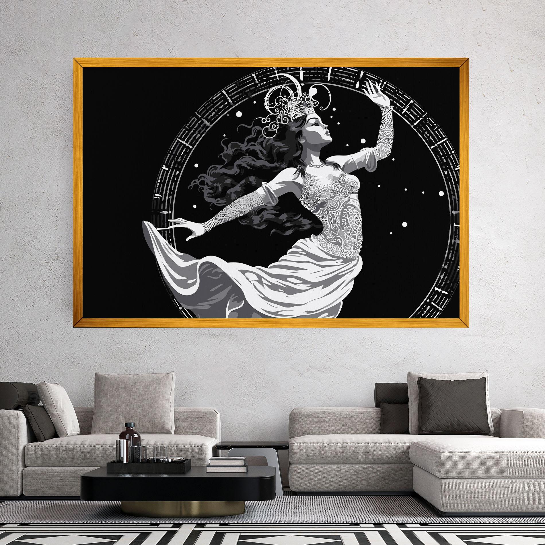 Tablou Canvas Beautiful Witch mockup 2