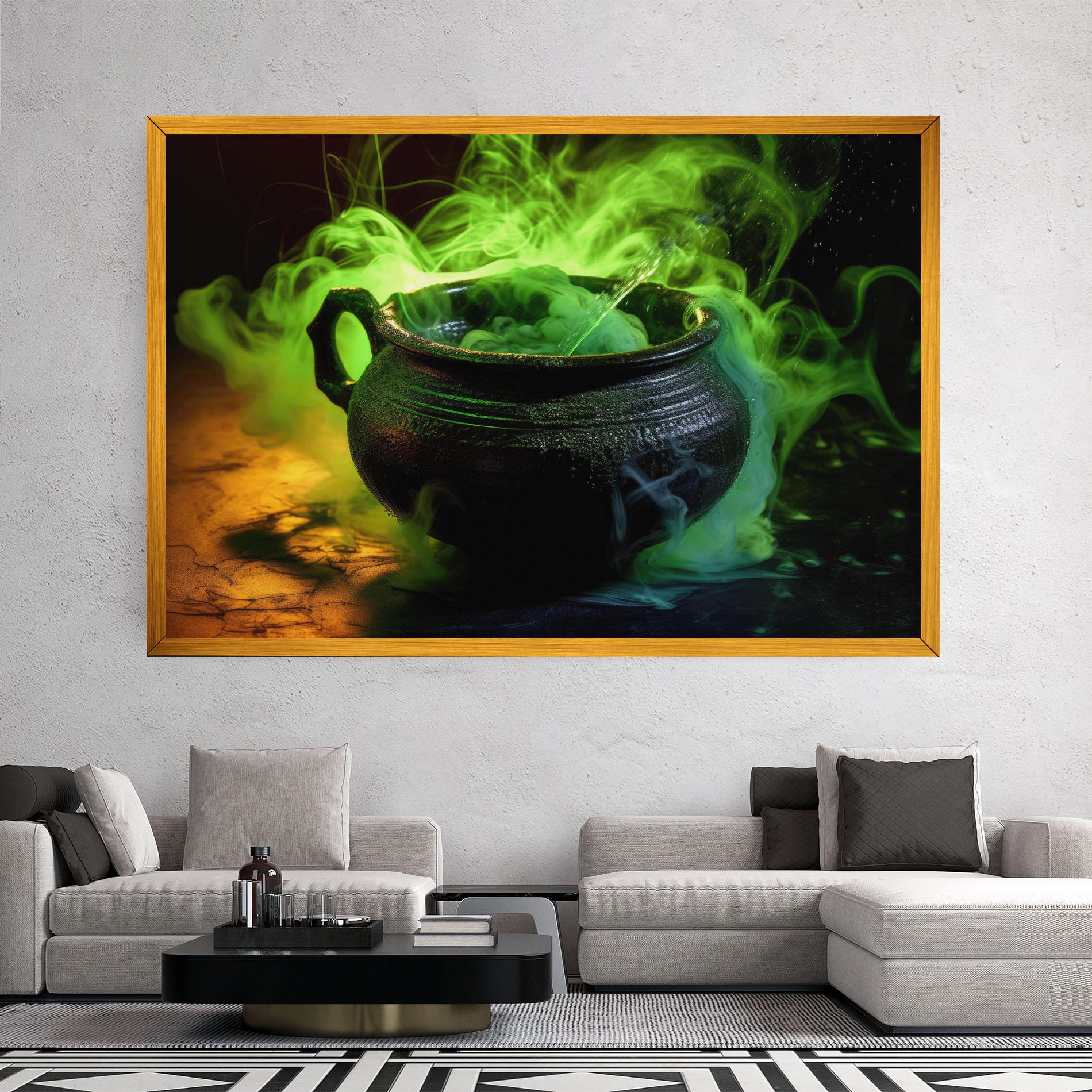 Tablou Canvas Green Portion mockup 2