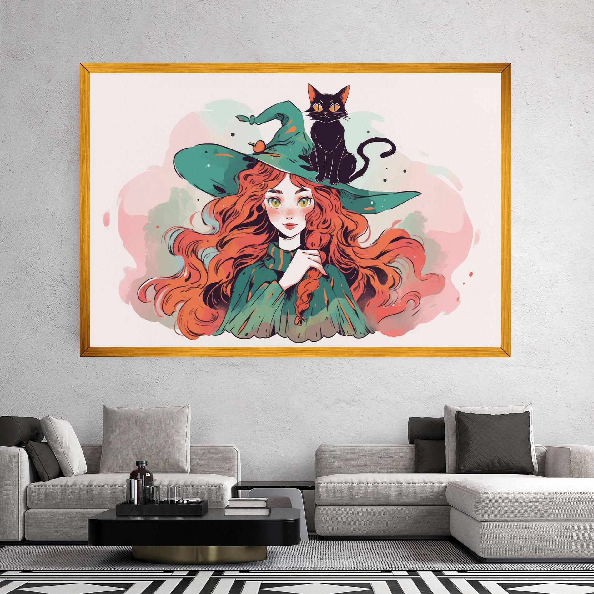 Tablou Canvas Red Air Witch mockup 2