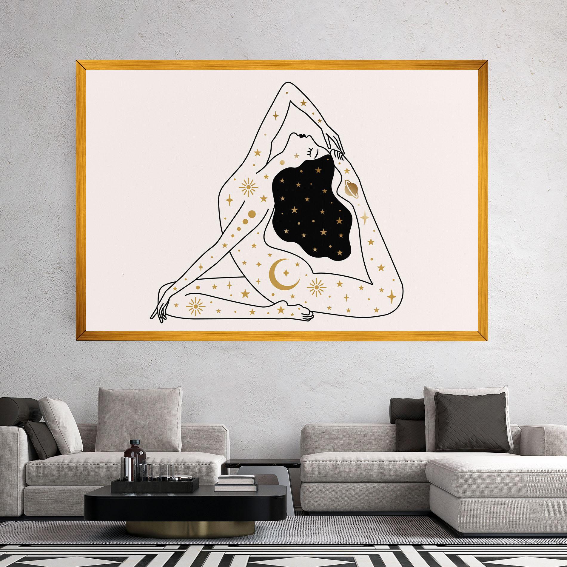 Tablou Canvas Stars Witch mockup 2