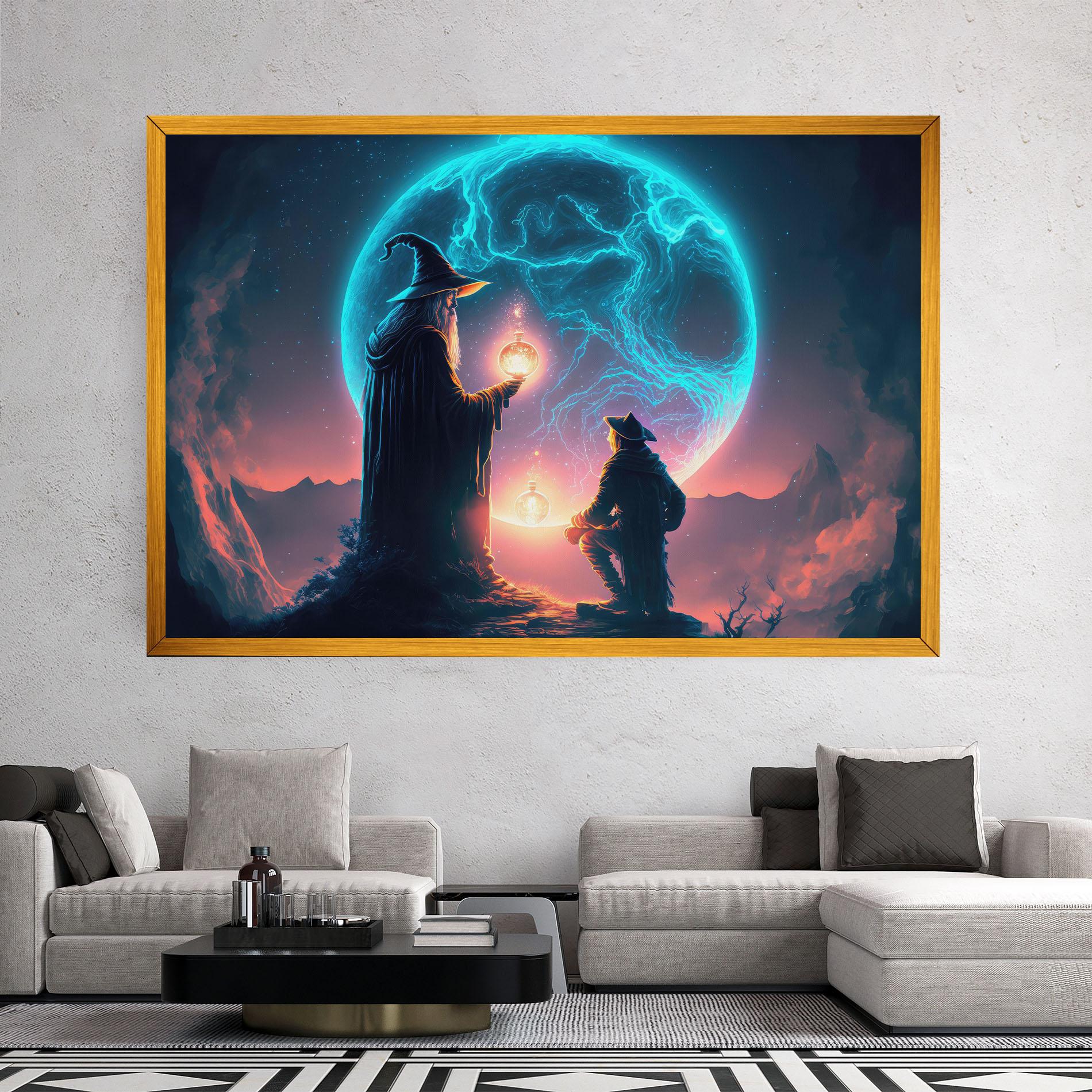 Tablou Canvas Wizard Magic mockup 2