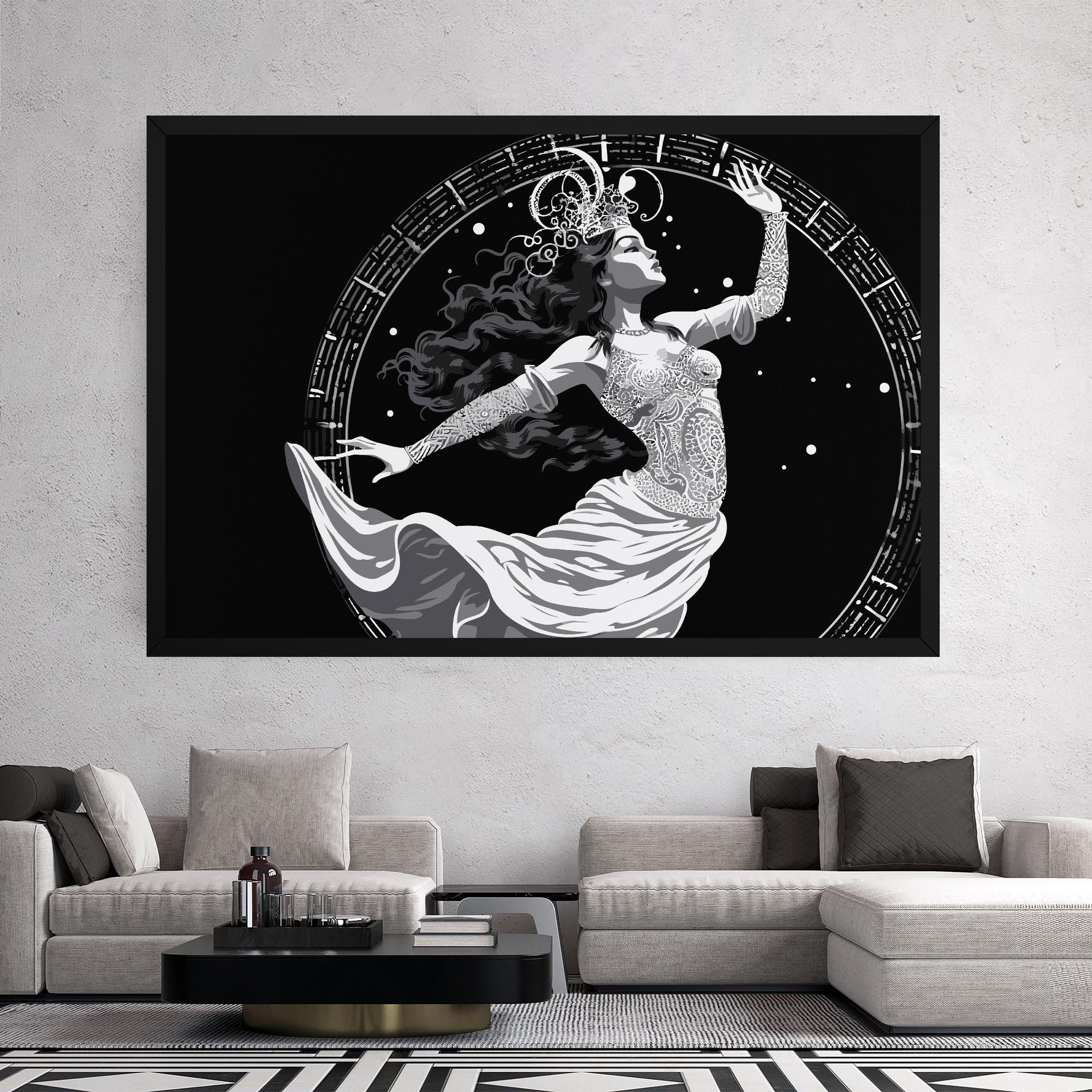 Tablou Canvas Beautiful Witch mockup 2