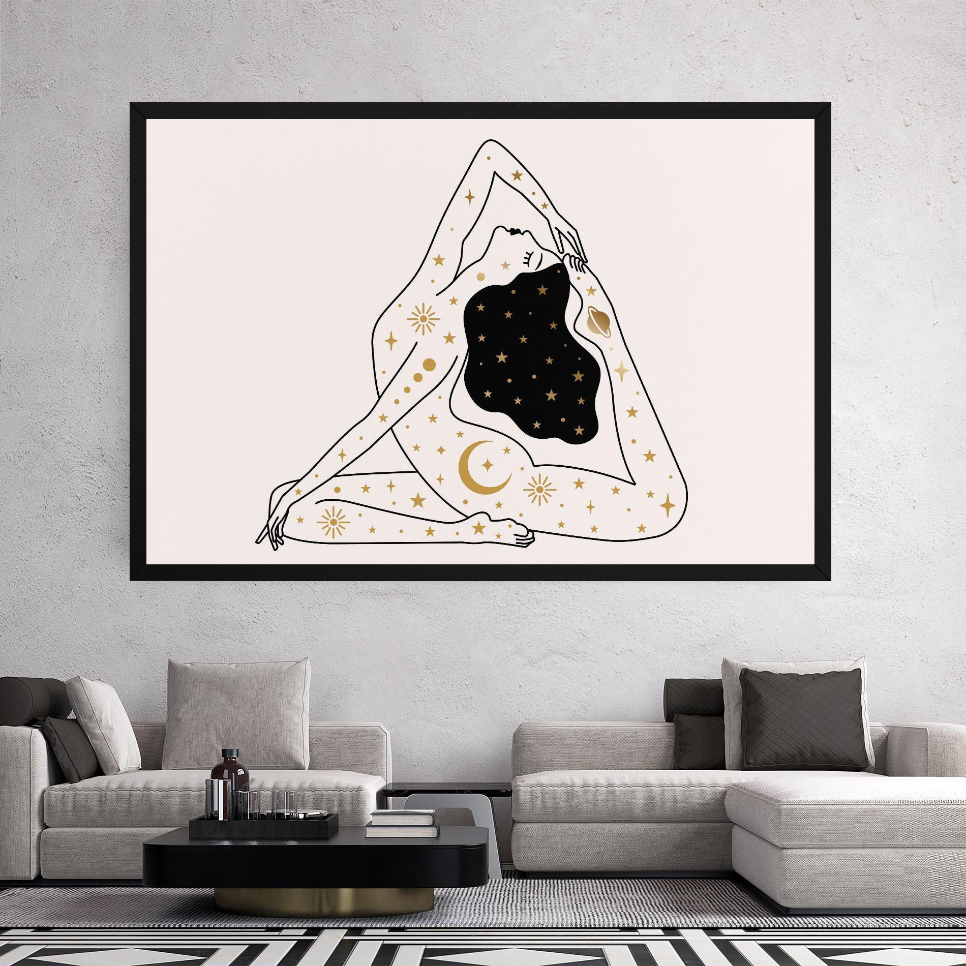 Tablou Canvas Stars Witch mockup 2