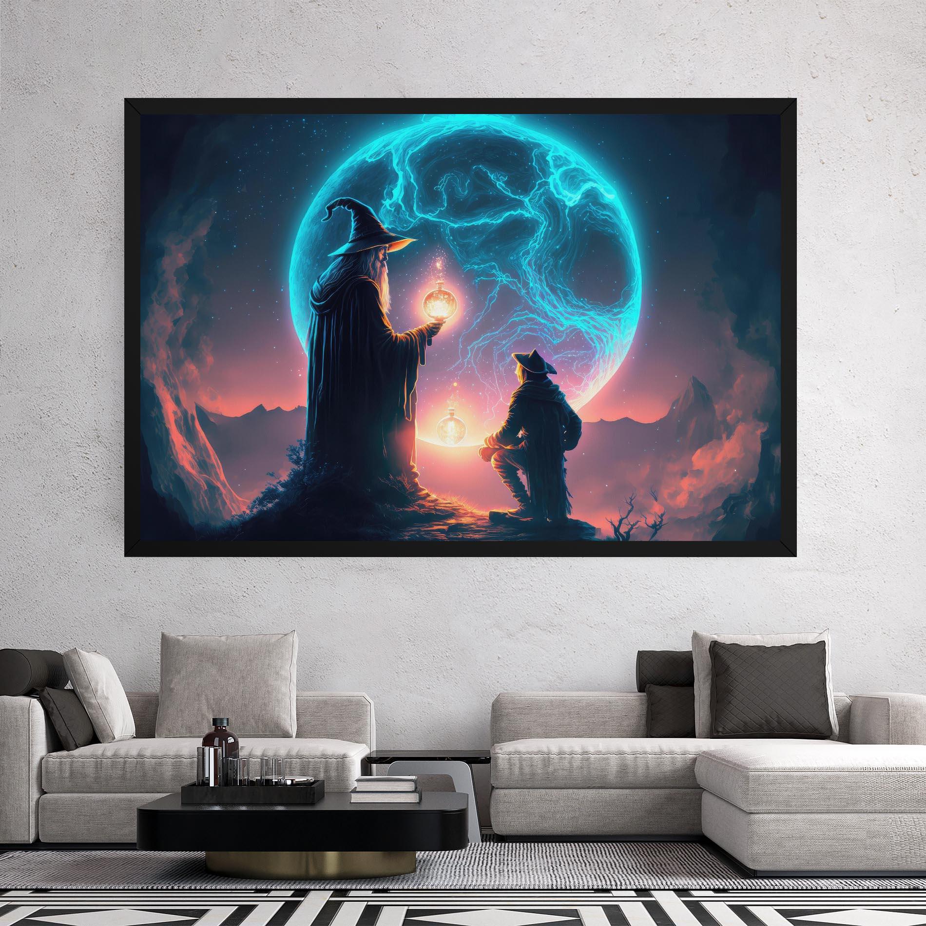 Tablou Canvas Wizard Magic mockup 2