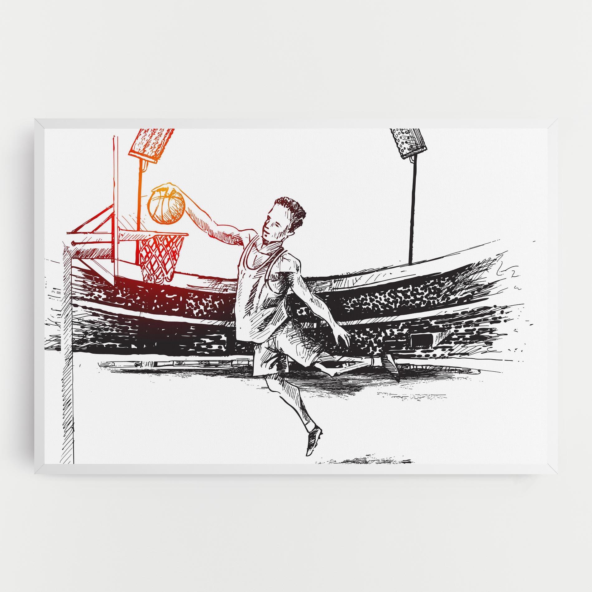 Tablou Canvas Basket Arena mockup 0