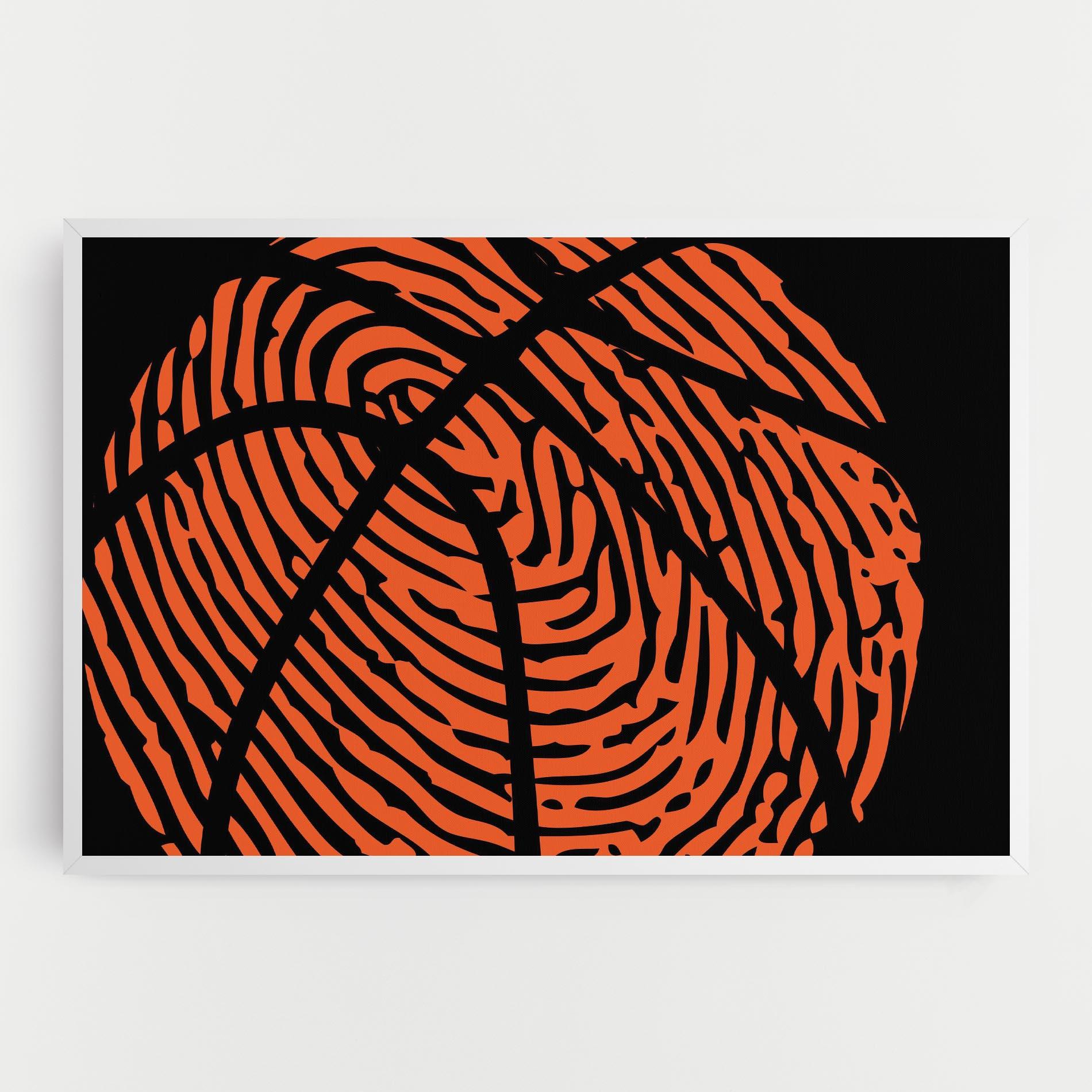 Tablou Canvas Fingerprint Basketball mockup 0