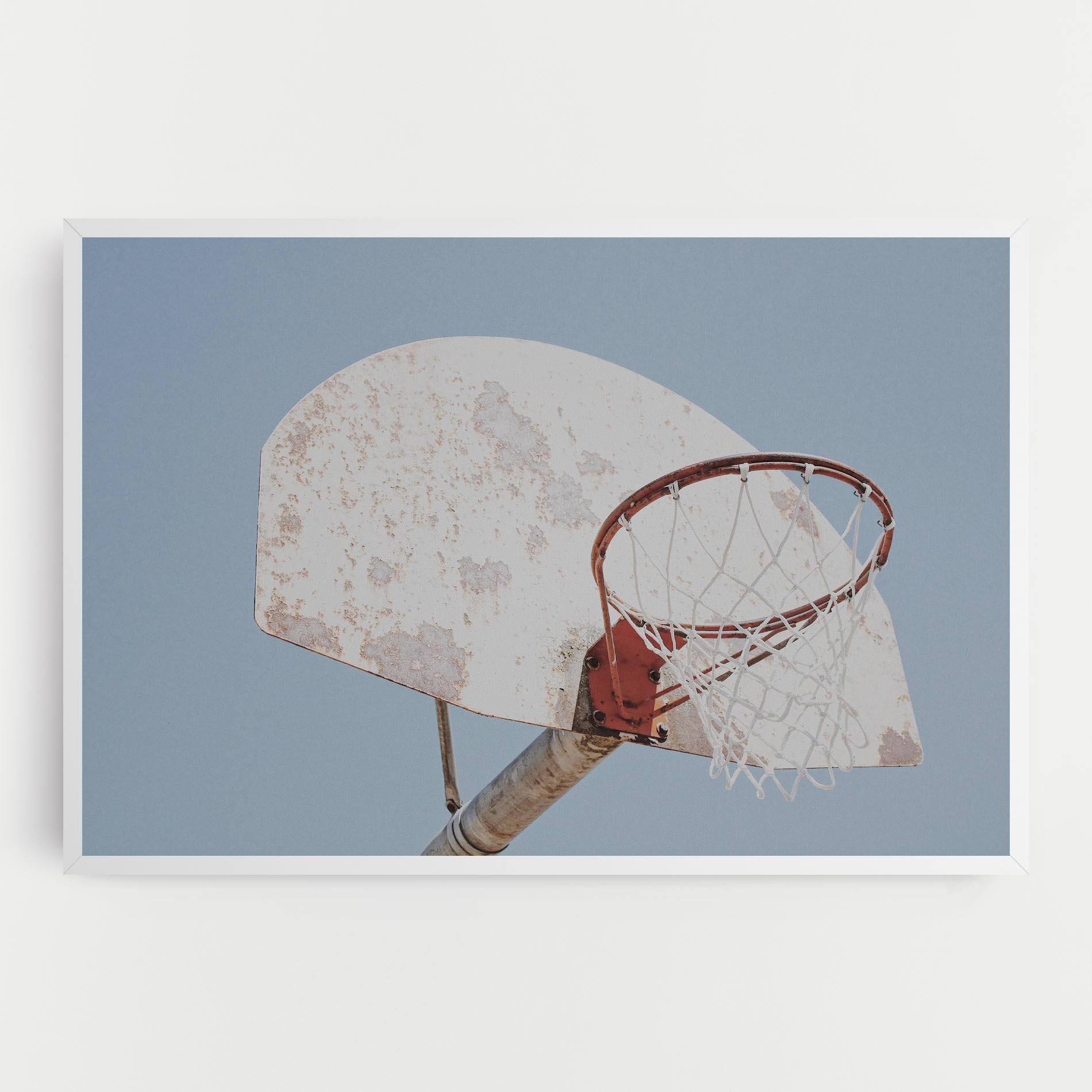 Tablou Canvas Old Basketball Hoop mockup 0