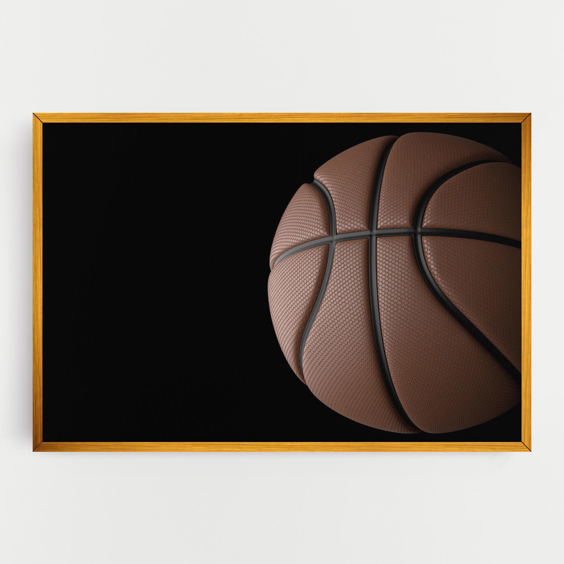 Tablou Canvas 3d Basketball Ball mockup 0