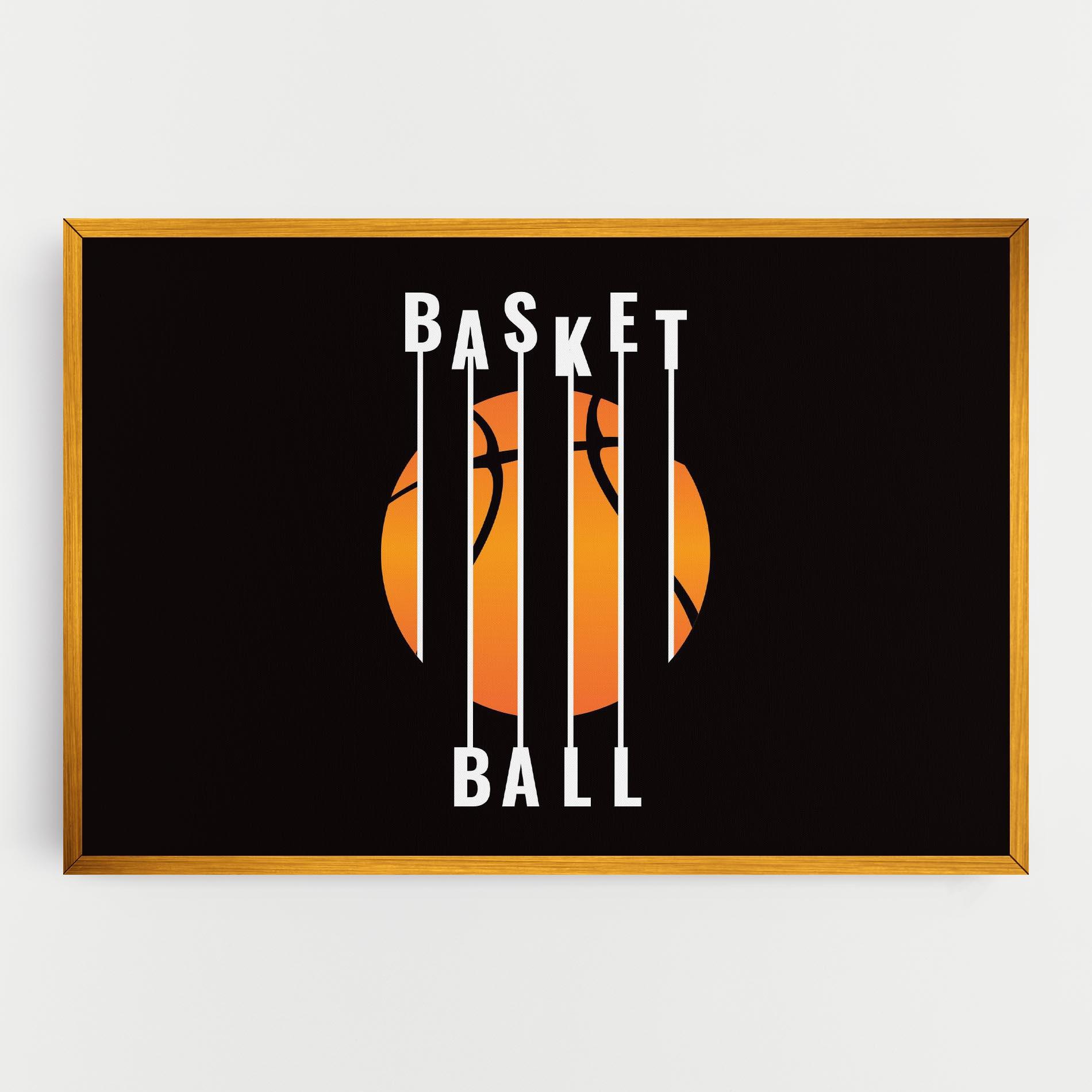 Tablou Canvas Basket Ball mockup 0