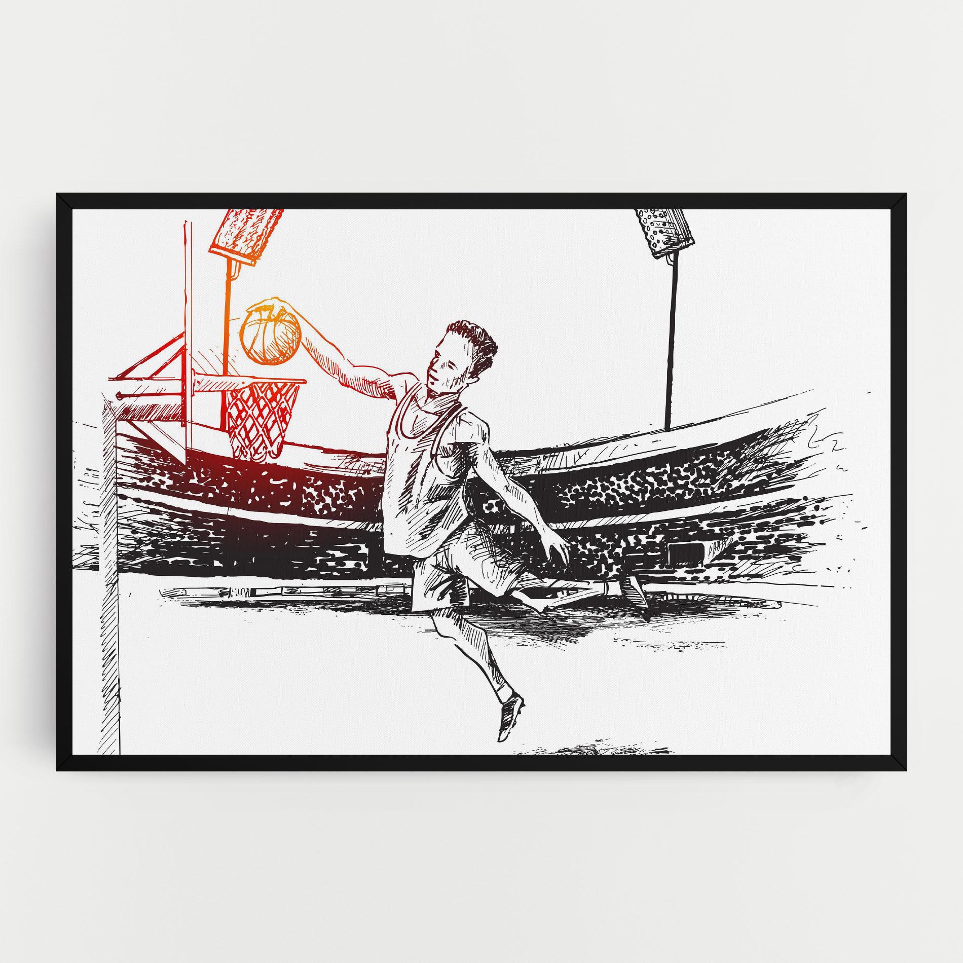 Tablou Canvas Basket Arena mockup 0