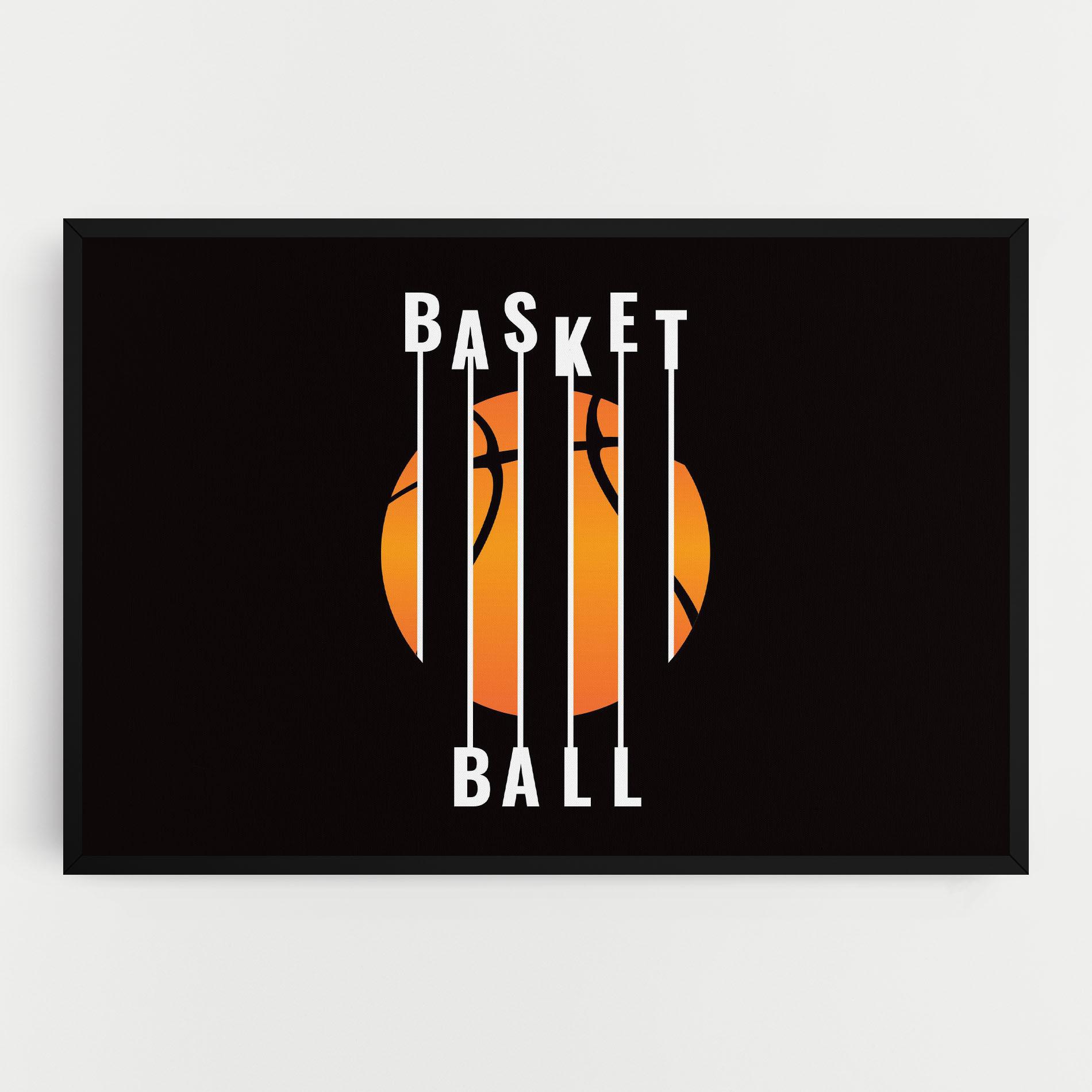 Tablou Canvas Basket Ball mockup 0