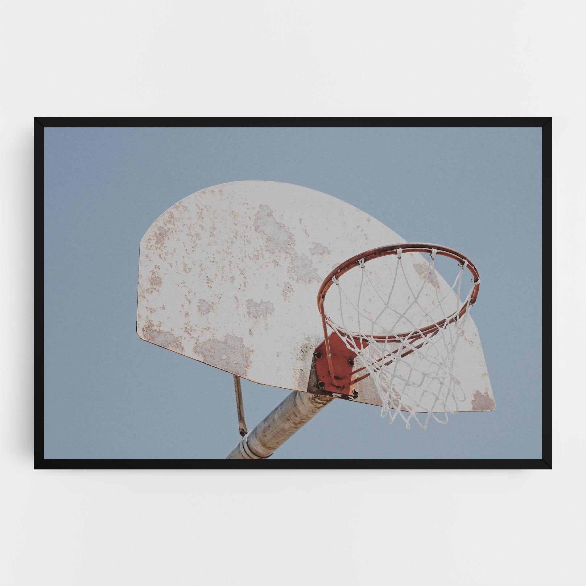 Tablou Canvas Old Basketball Hoop mockup 0