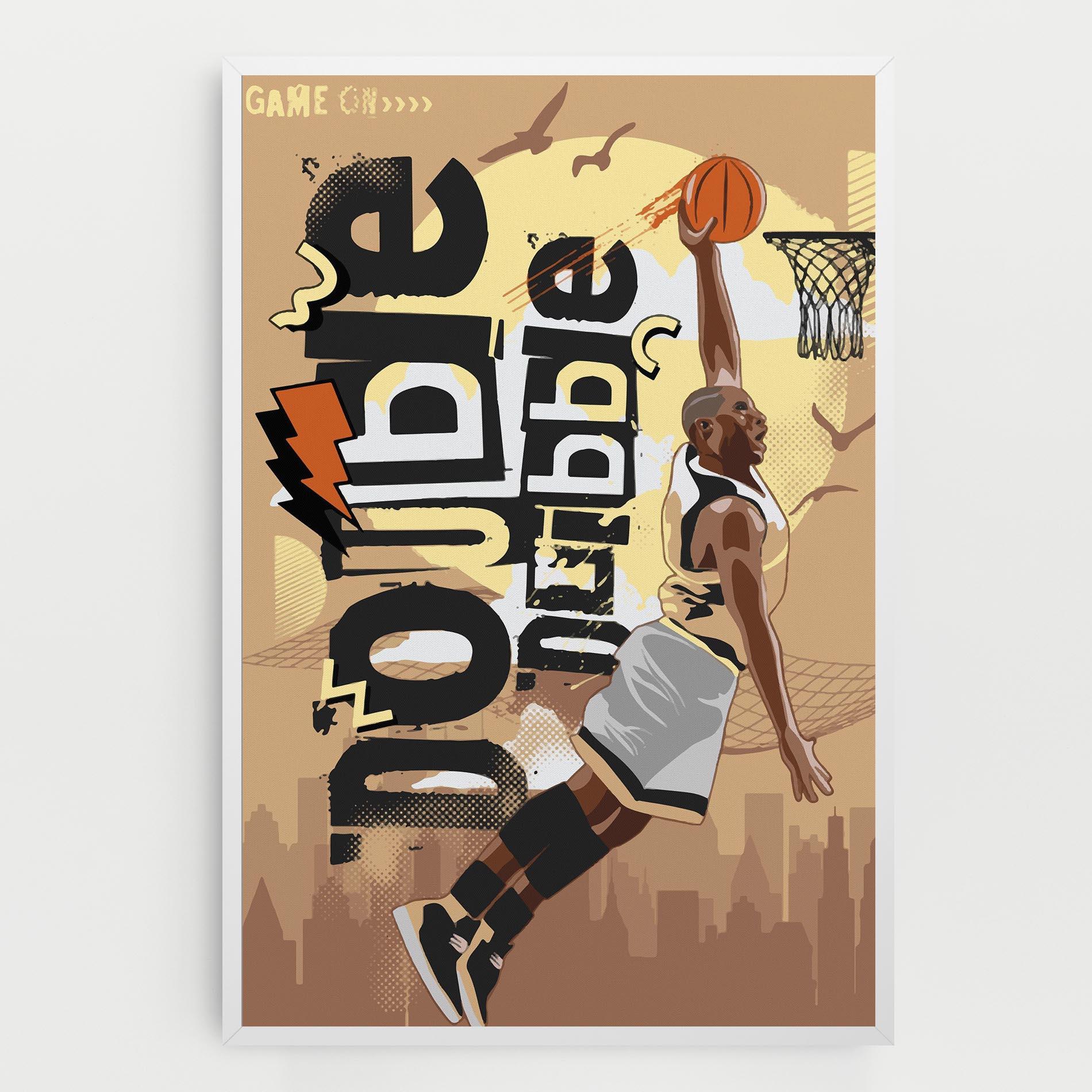 Tablou Canvas Double Dribble mockup 0