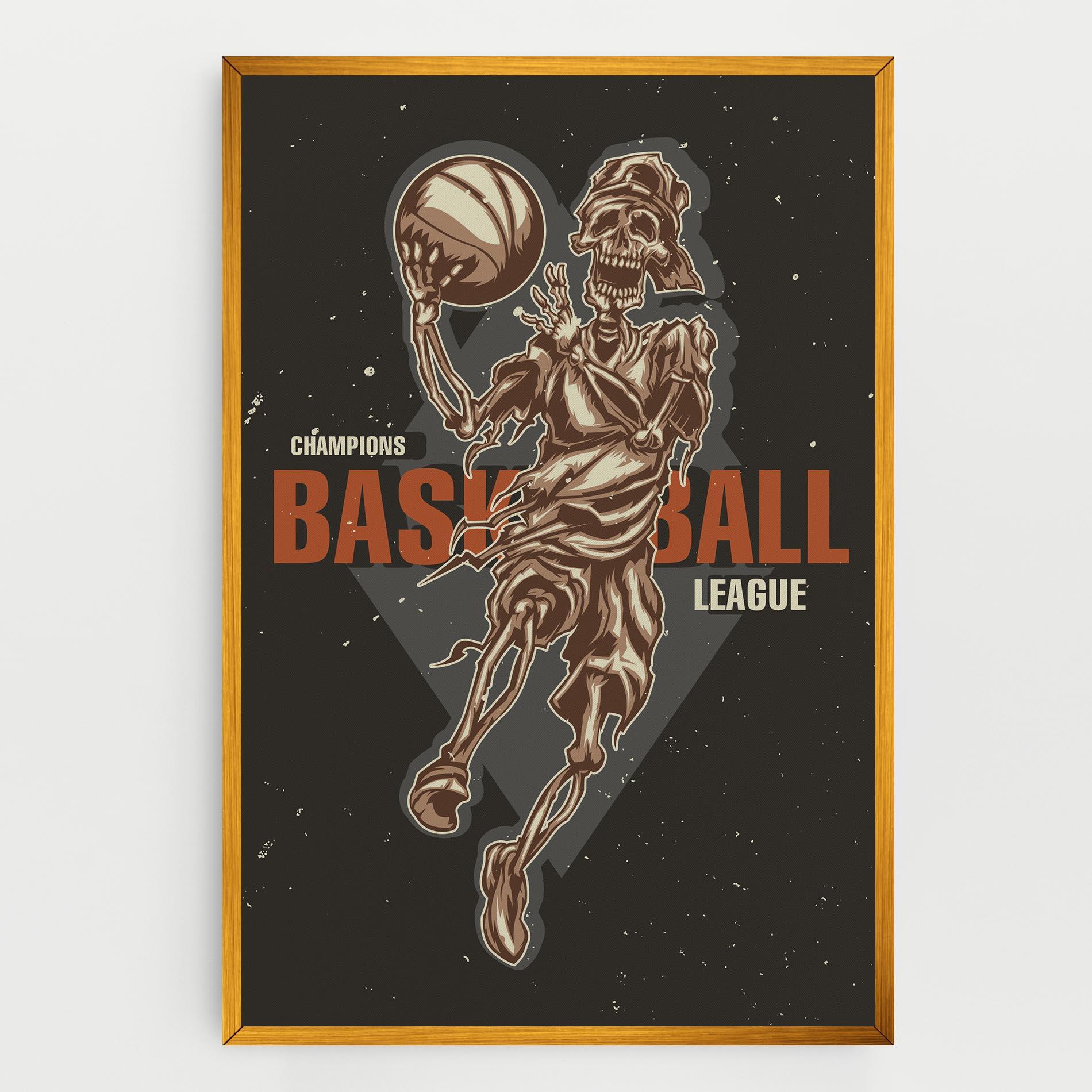 Tablou Canvas Basketball League mockup 0
