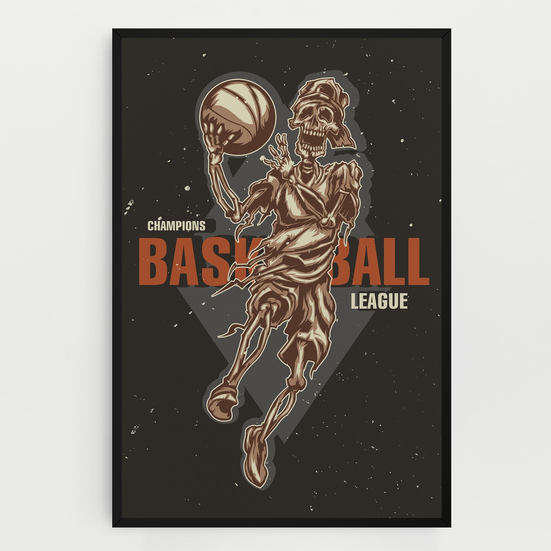 Tablou Canvas Basketball League mockup 0