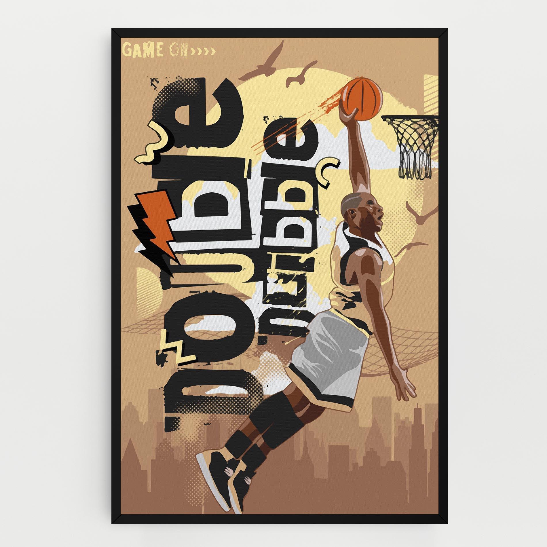 Tablou Canvas Double Dribble mockup 0