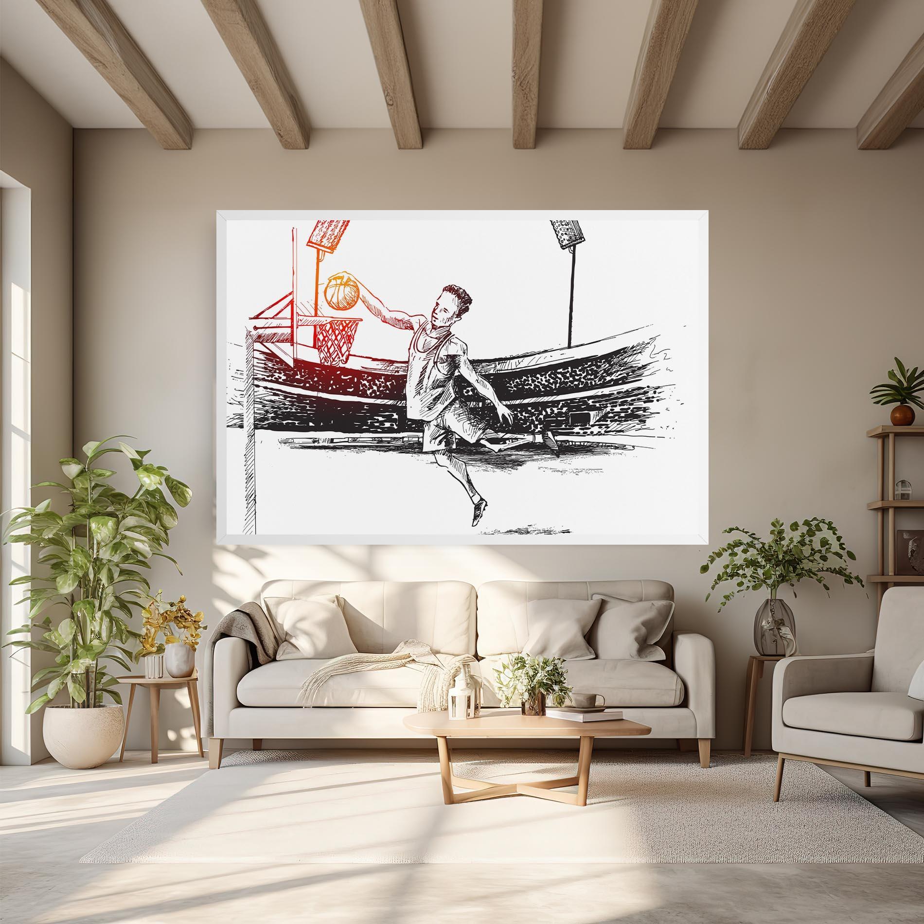 Tablou Canvas Basket Arena mockup 6