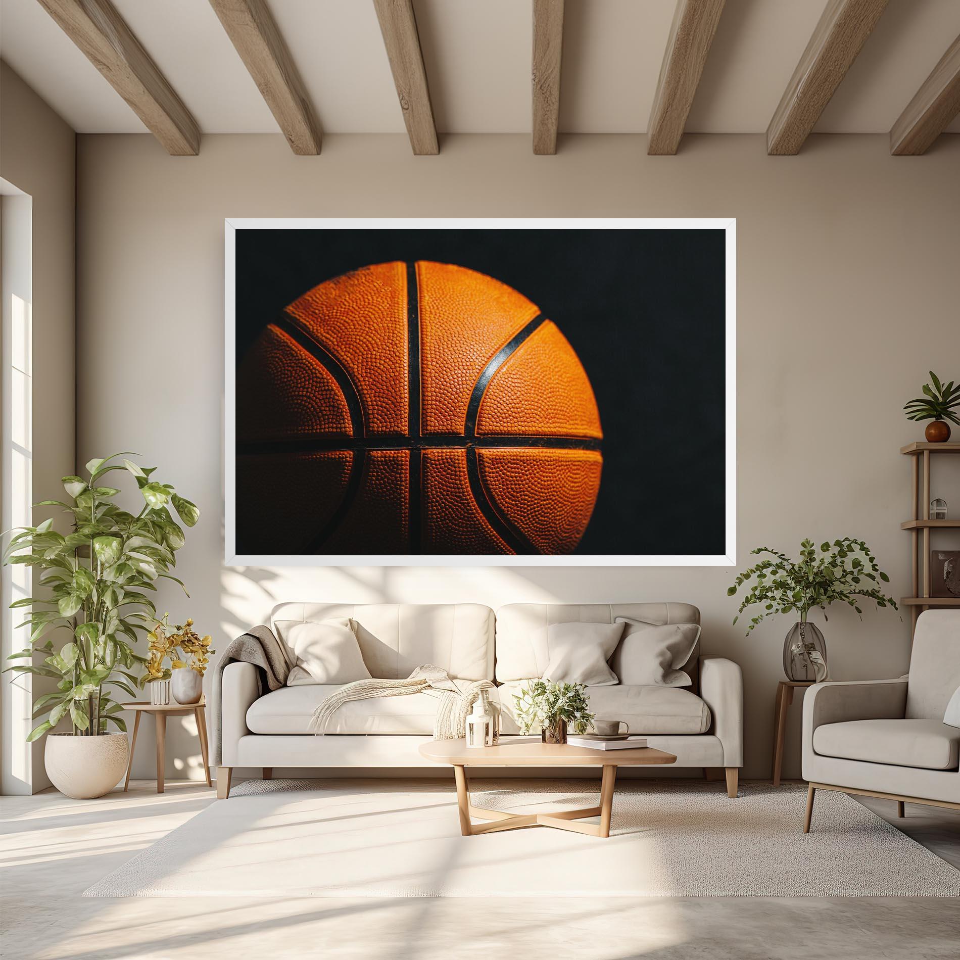 Tablou Canvas Orange Basketball mockup 6