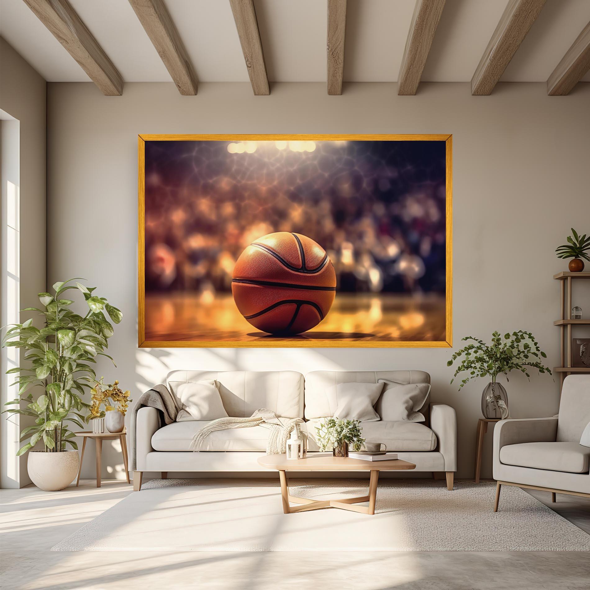 Tablou Canvas Basketball Arena mockup 6