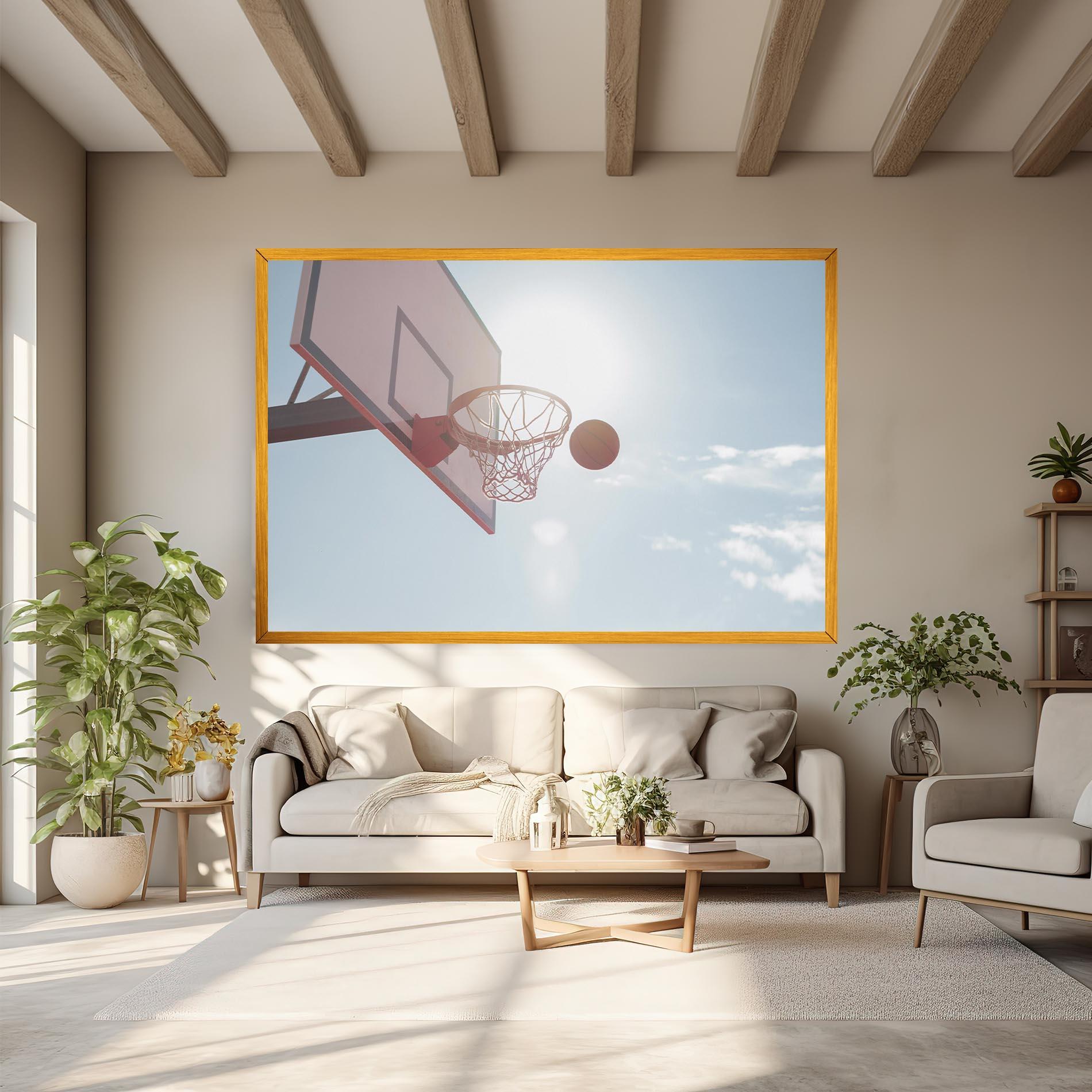 Tablou Canvas Basketball Hoop mockup 6