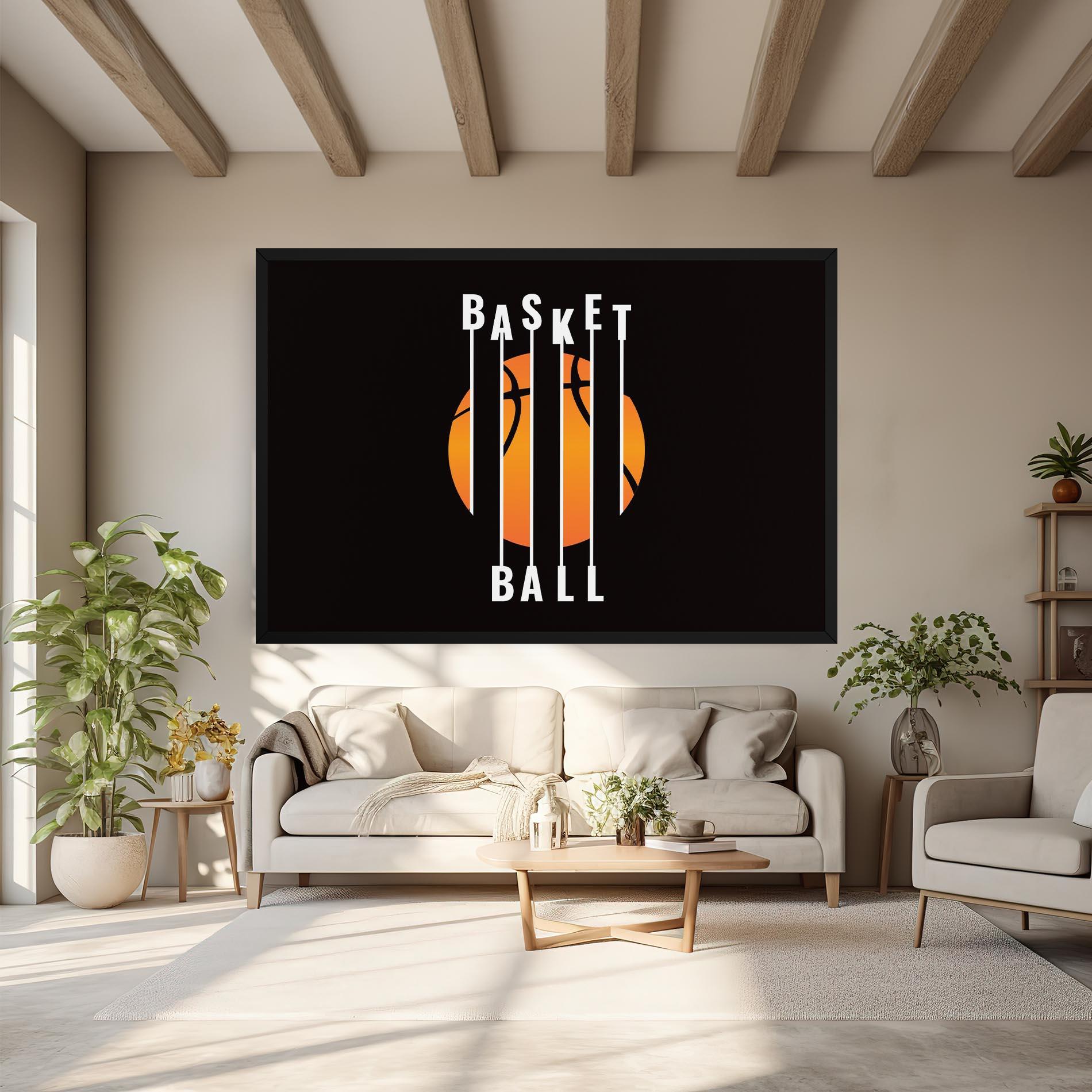 Tablou Canvas Basket Ball mockup 6