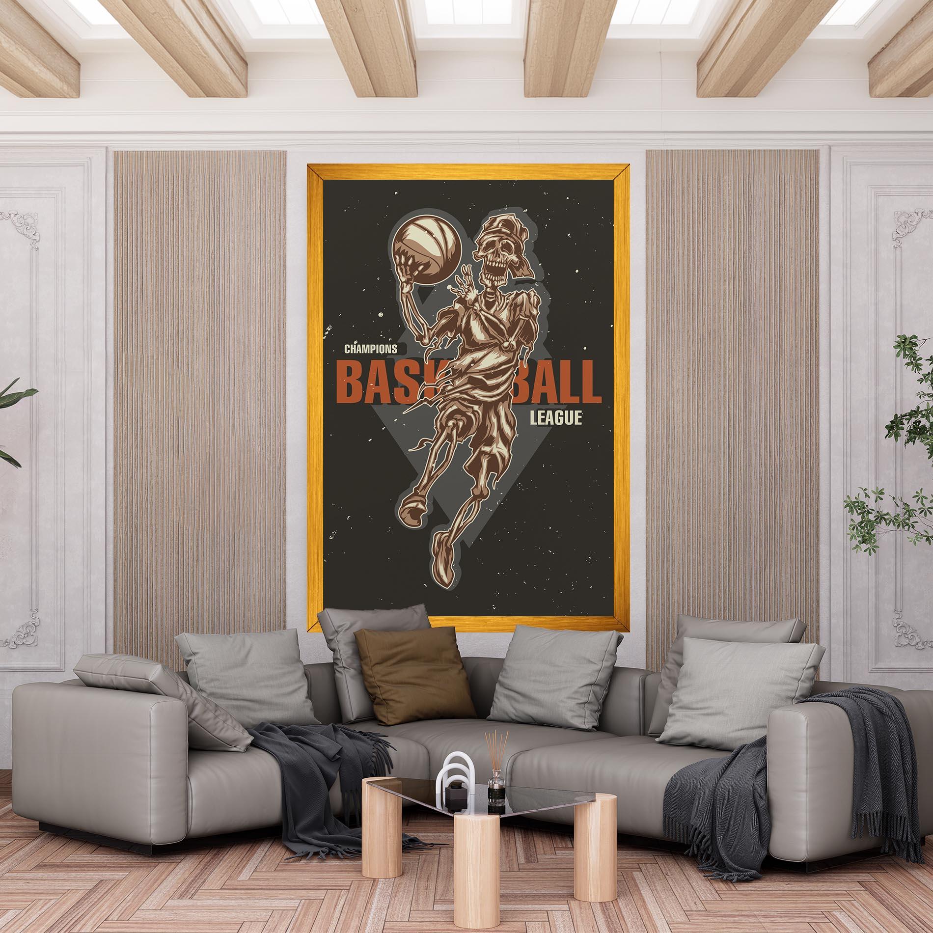 Tablou Canvas Basketball League mockup 6
