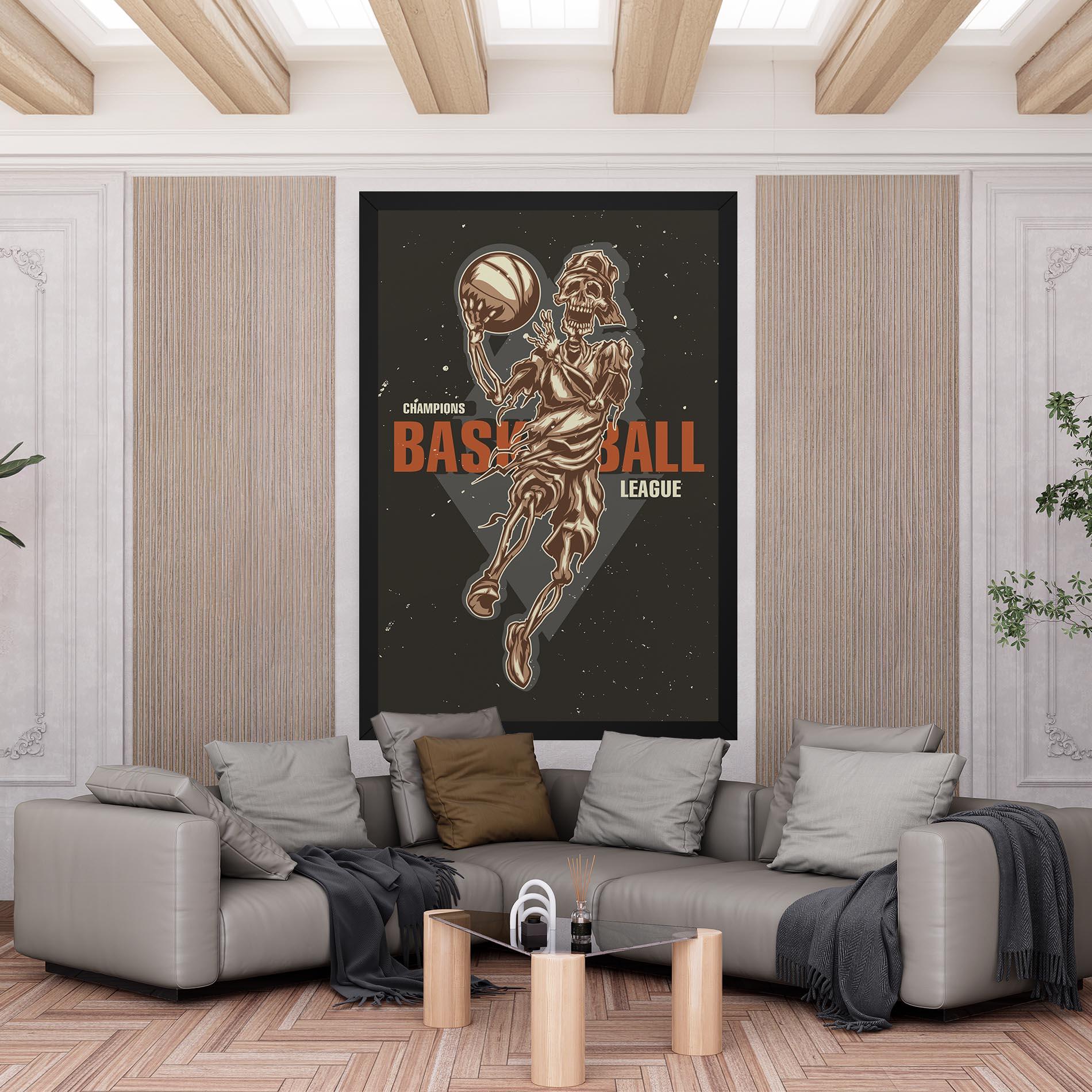 Tablou Canvas Basketball League mockup 6