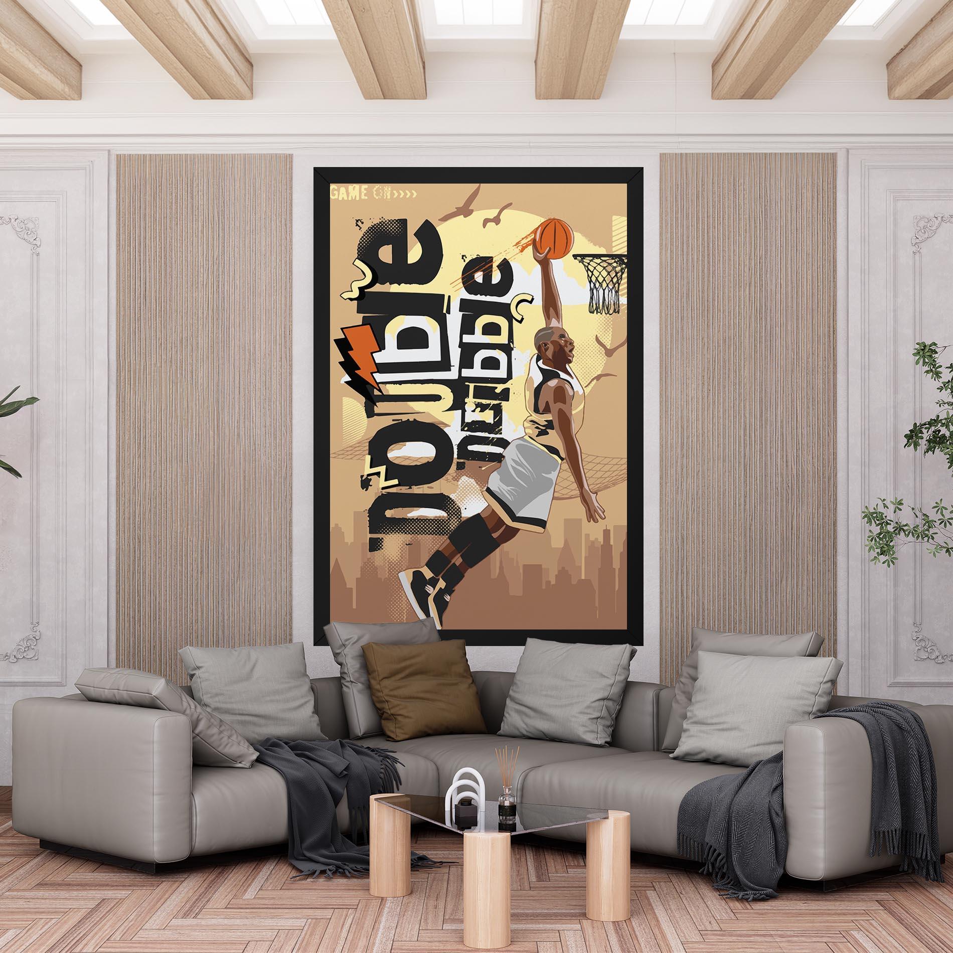 Tablou Canvas Double Dribble mockup 6