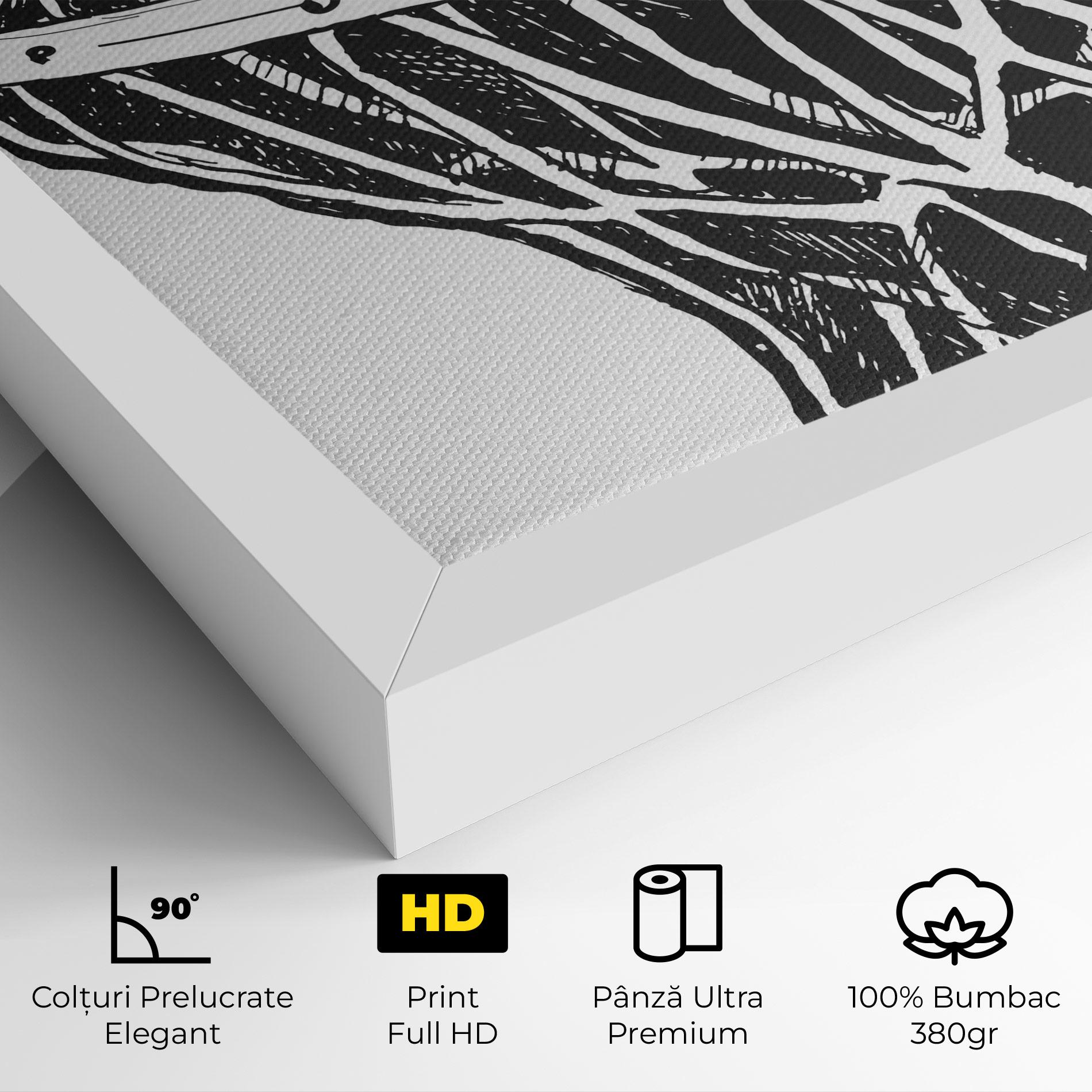 Tablou Canvas Basketball Grey Hoop mockup 4