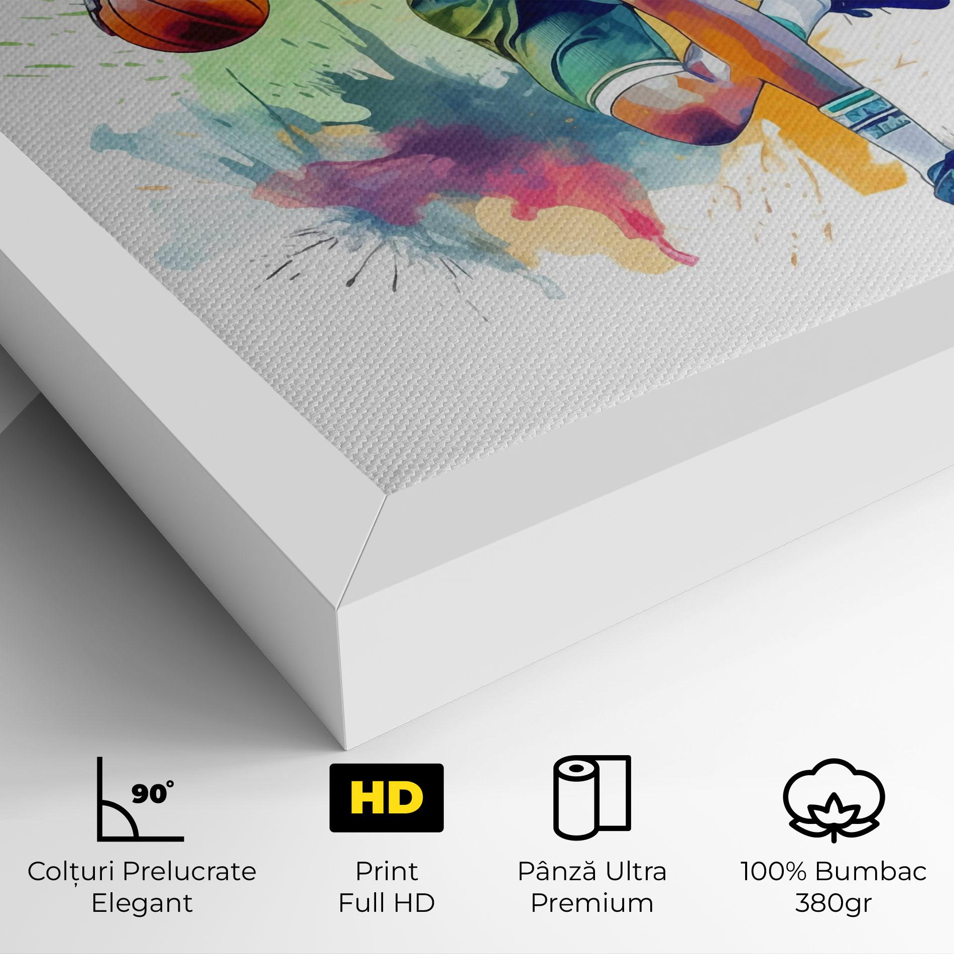 Tablou Canvas Playing Basket mockup 4