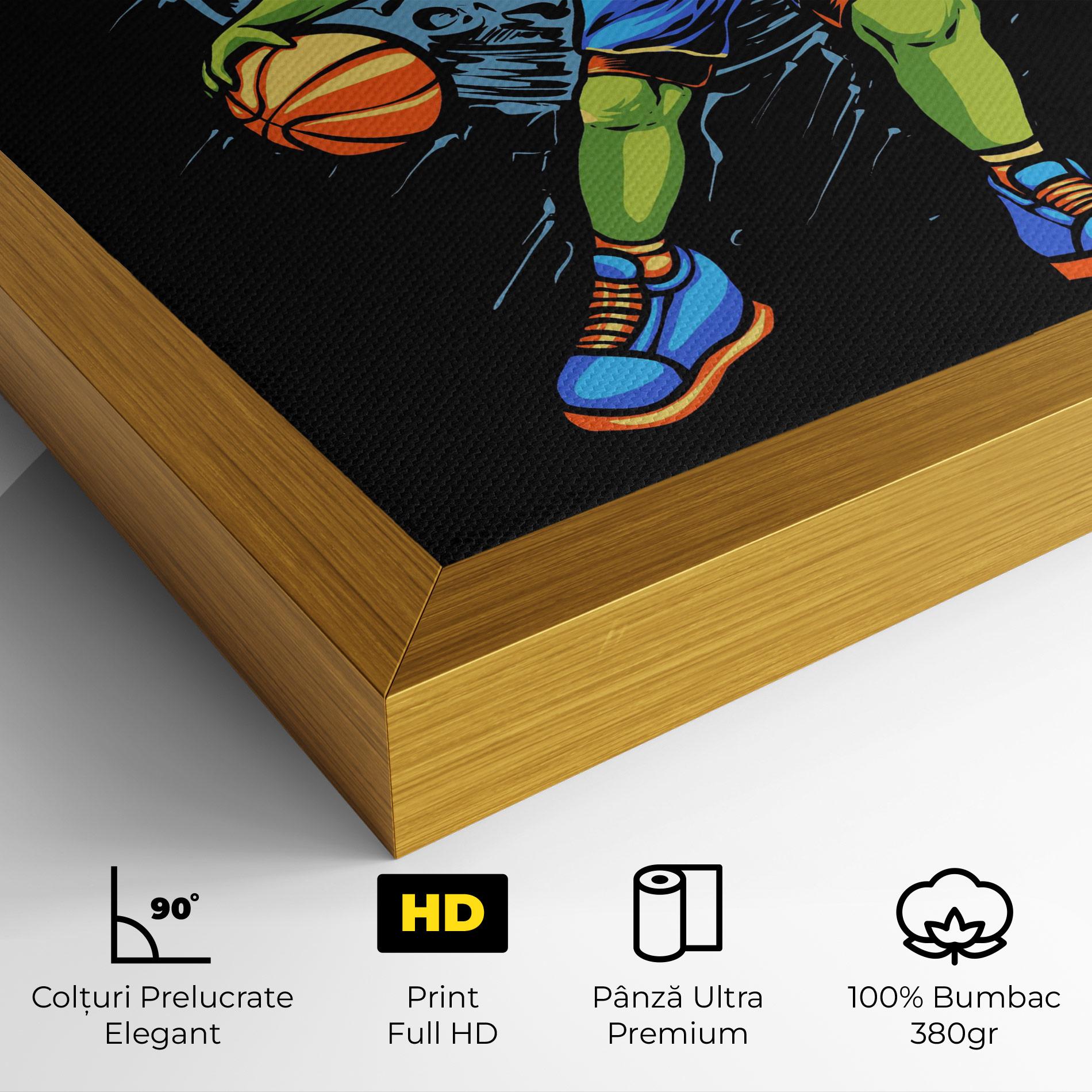 Tablou Canvas Alien Basketball mockup 4