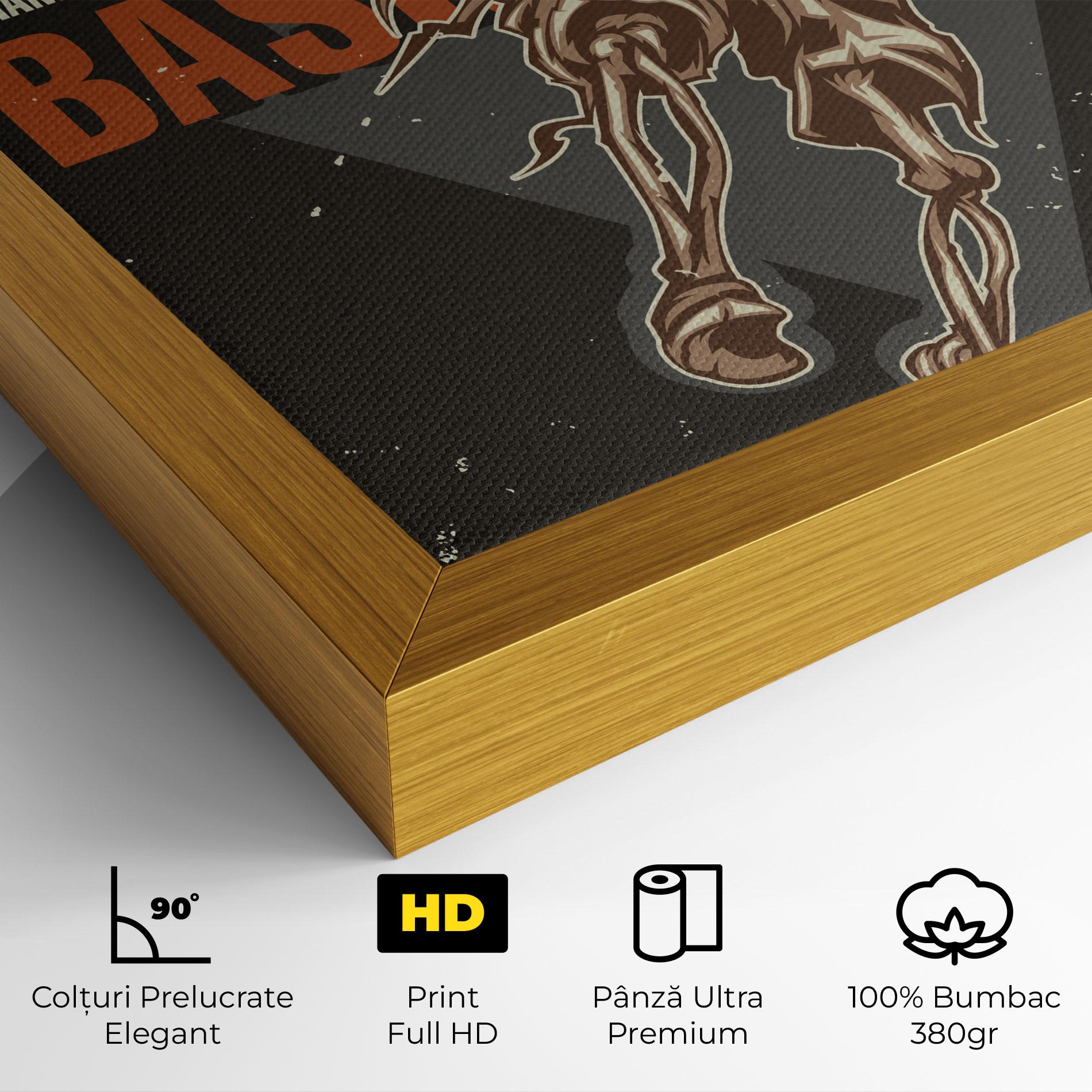 Tablou Canvas Basketball League mockup 4