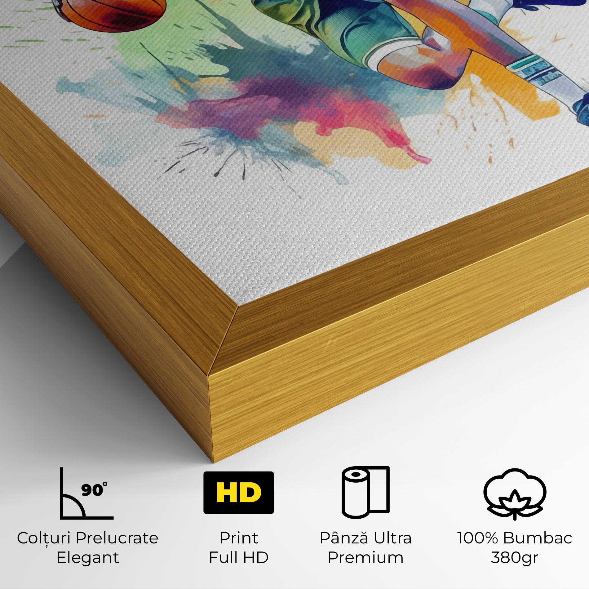 Tablou Canvas Playing Basket mockup 4