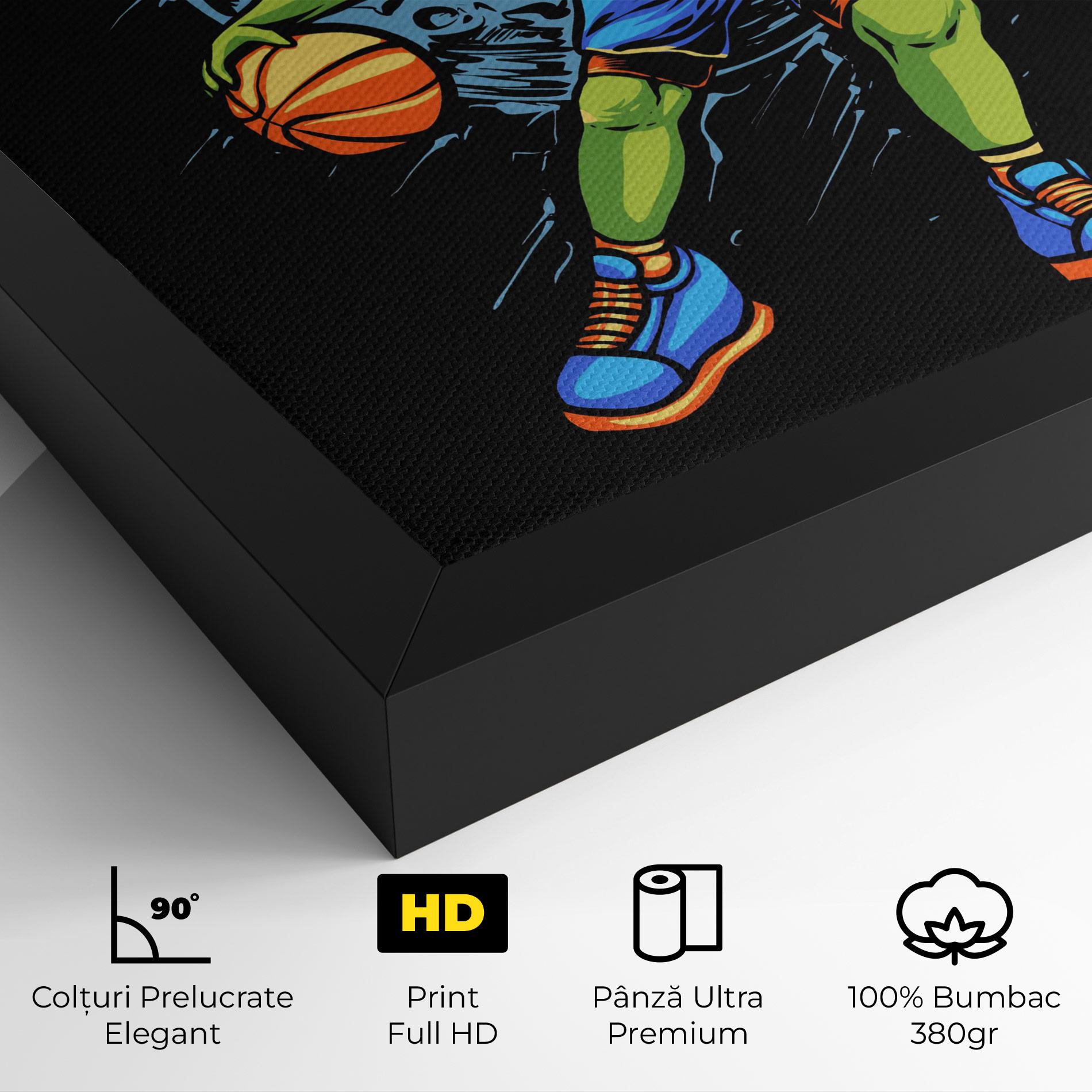 Tablou Canvas Alien Basketball mockup 4