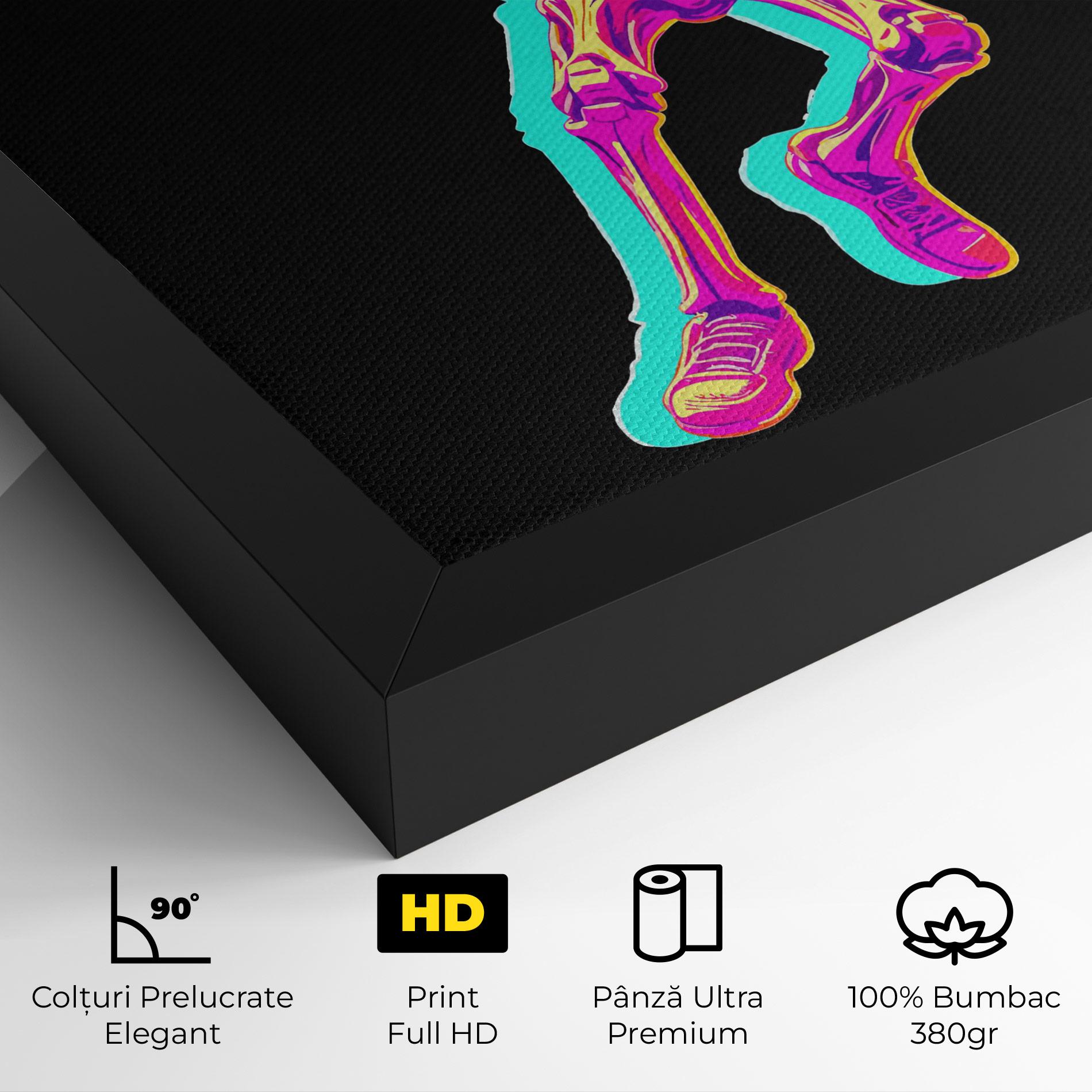 Tablou Canvas Skeleton Basketball mockup 4