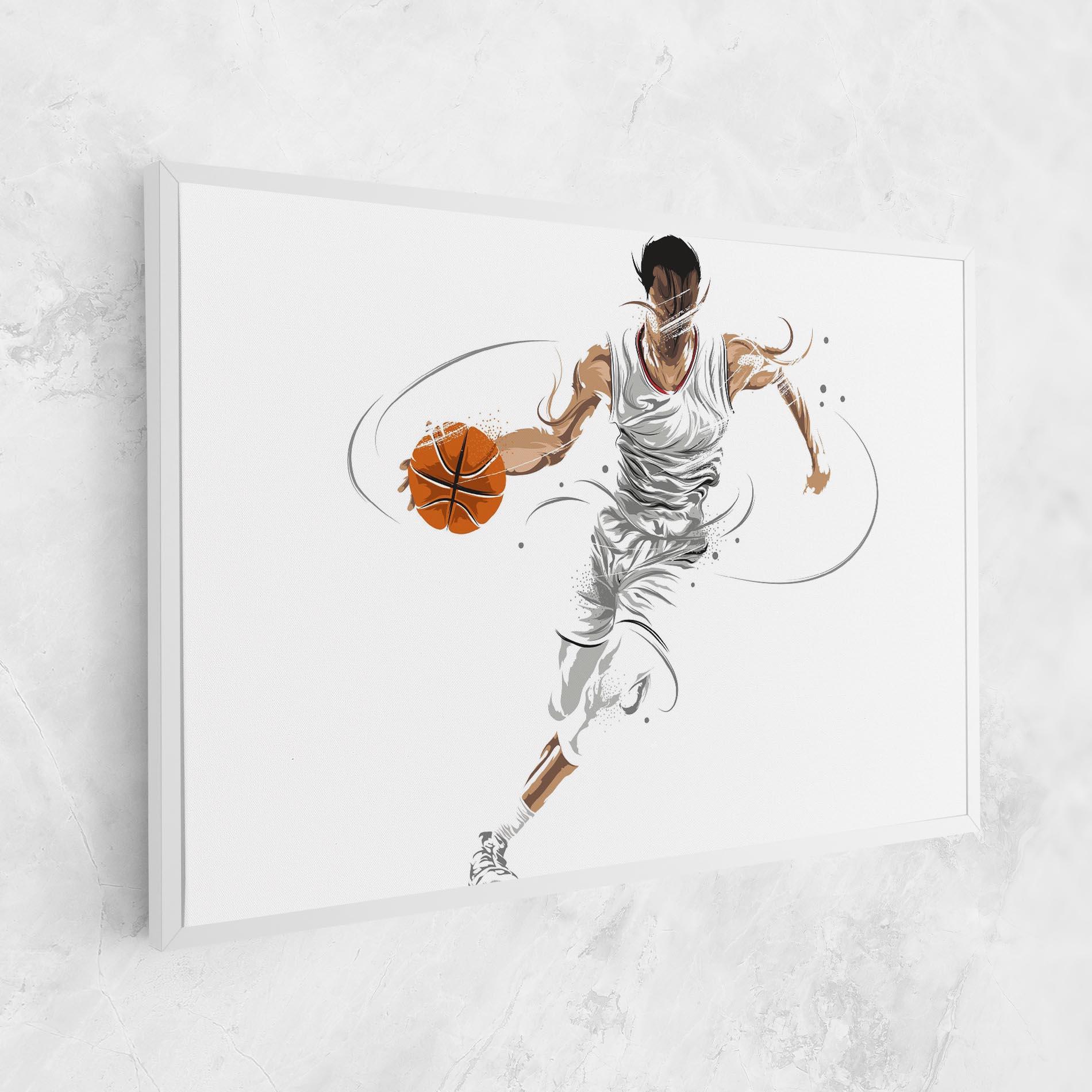 Tablou Canvas Dribbling Basketbal mockup 1