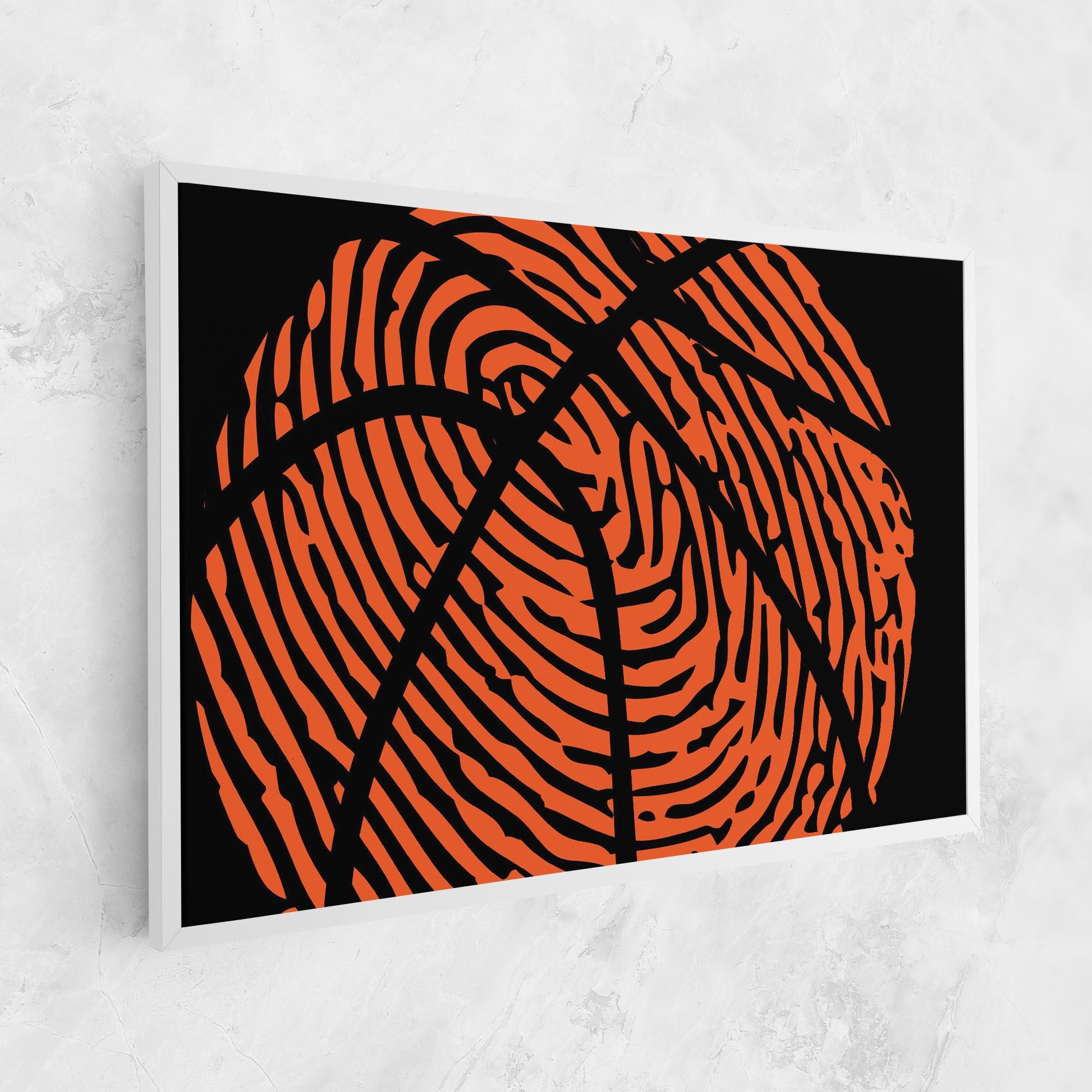 Tablou Canvas Fingerprint Basketball mockup 1